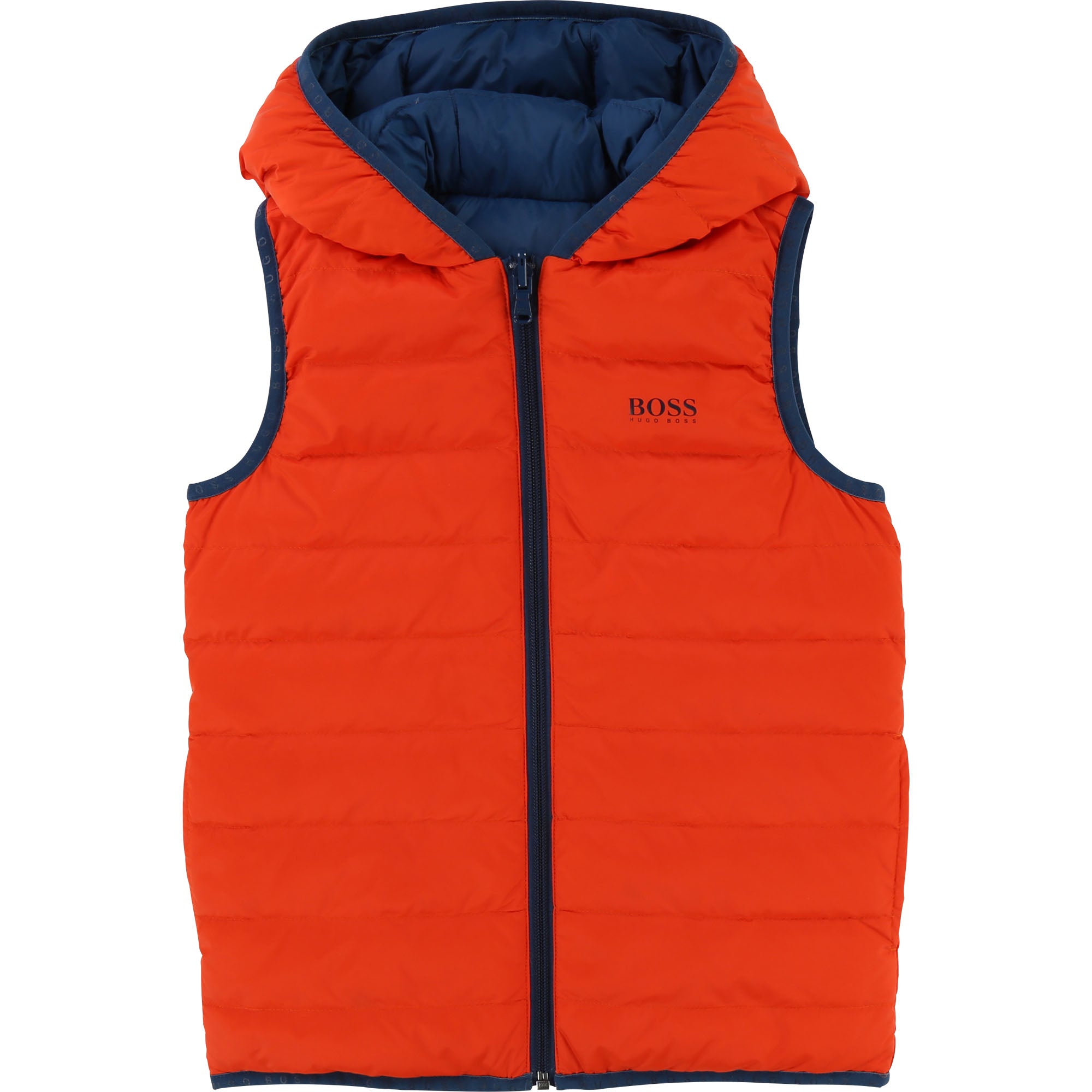 Boys Red & Blue Reversibie Vest