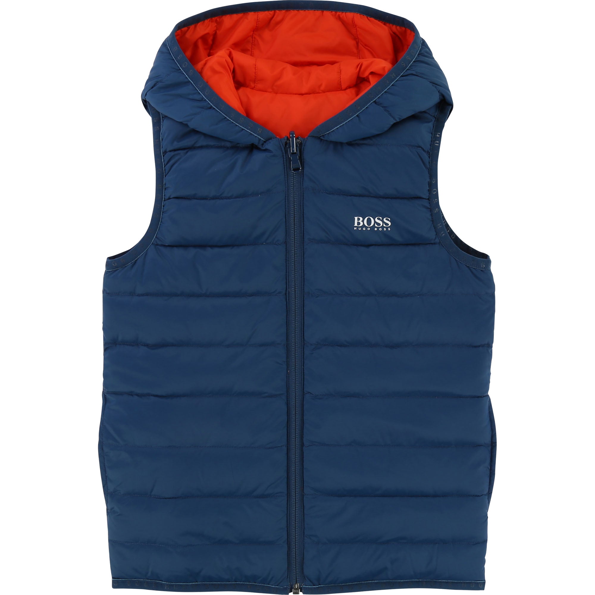 Boys Red & Blue Reversibie Vest