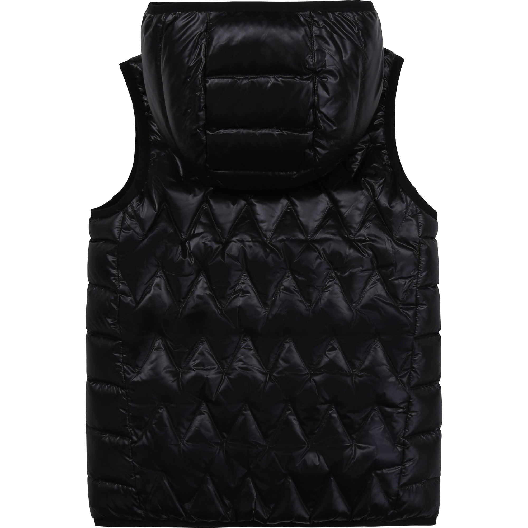 Boys Green Reversible Padded Down Gilet