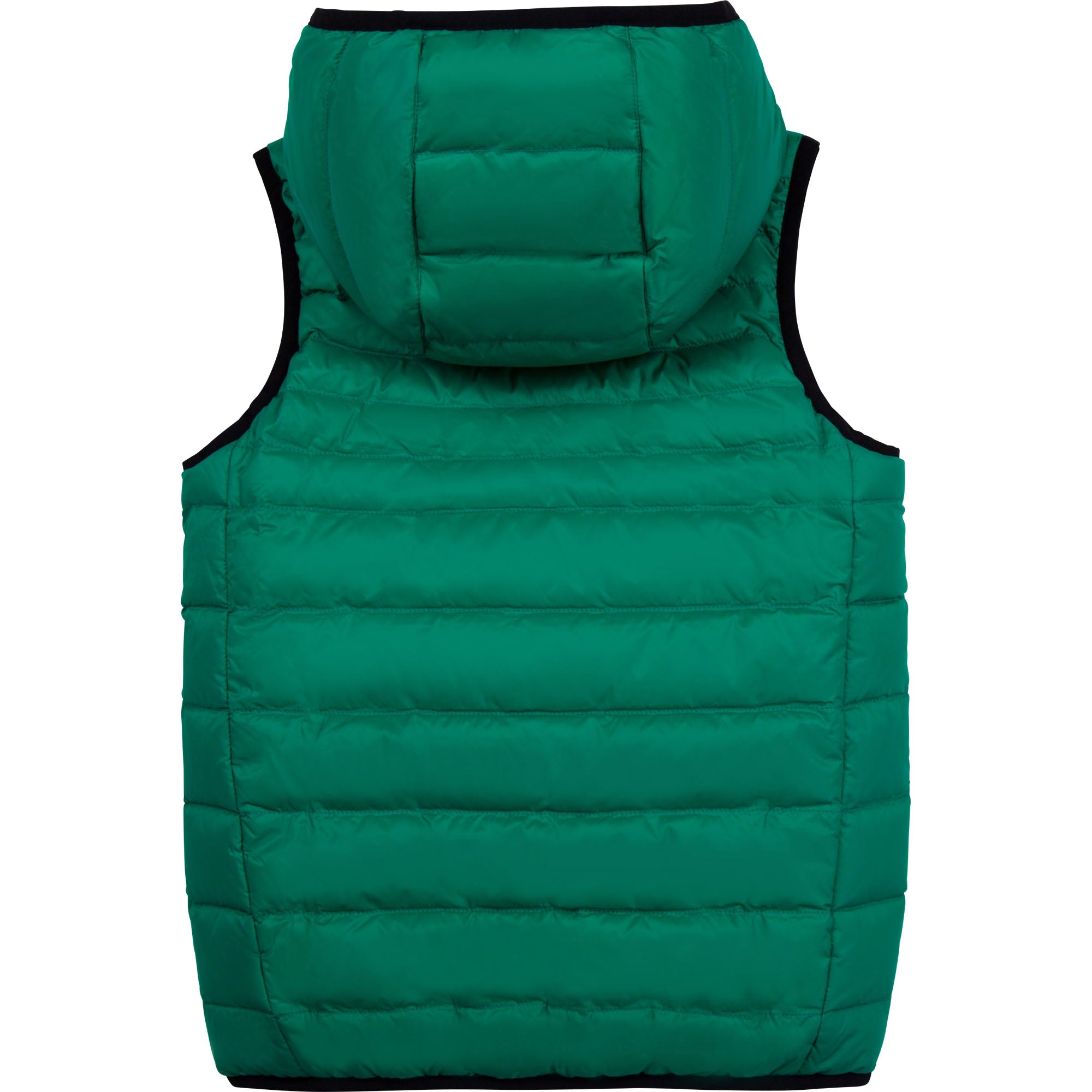 Boys Green Reversible Padded Down Gilet