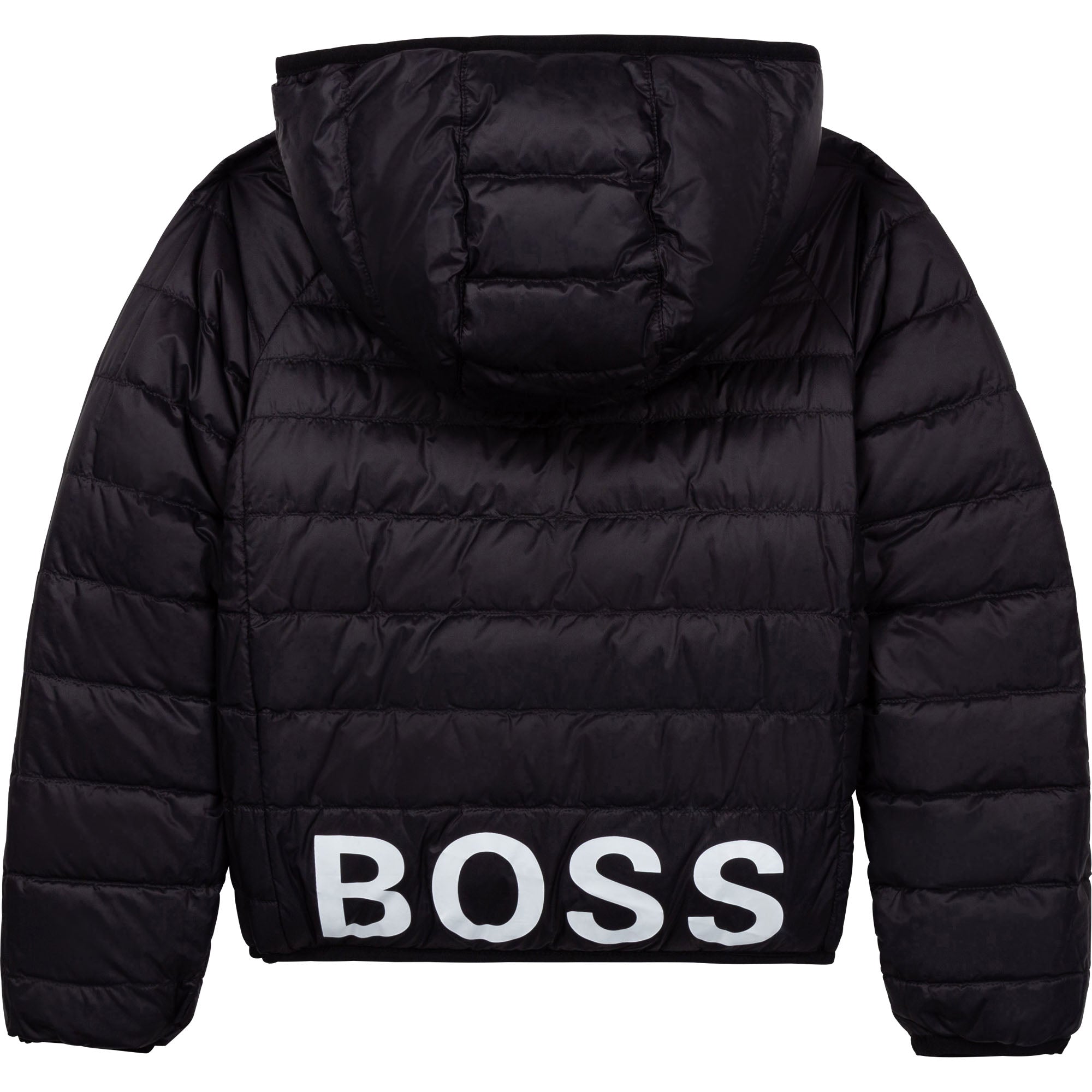 Boys Blue Reversible Padded Down Jacket