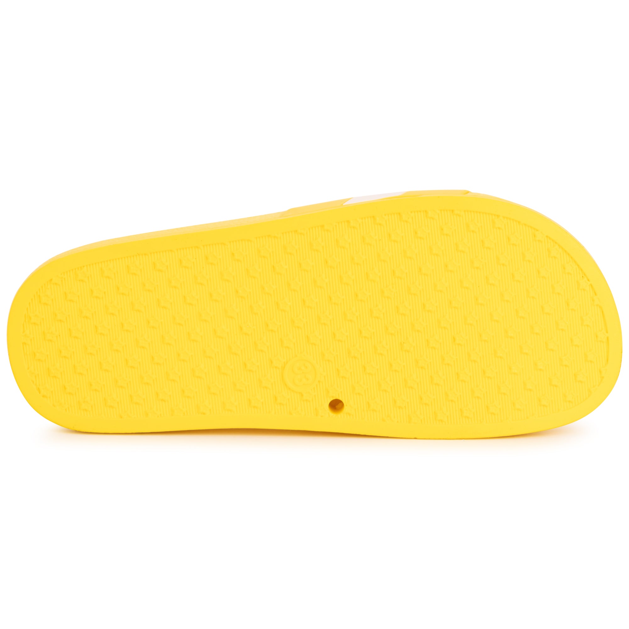 Boys & Girls Yellow Logo Slippers