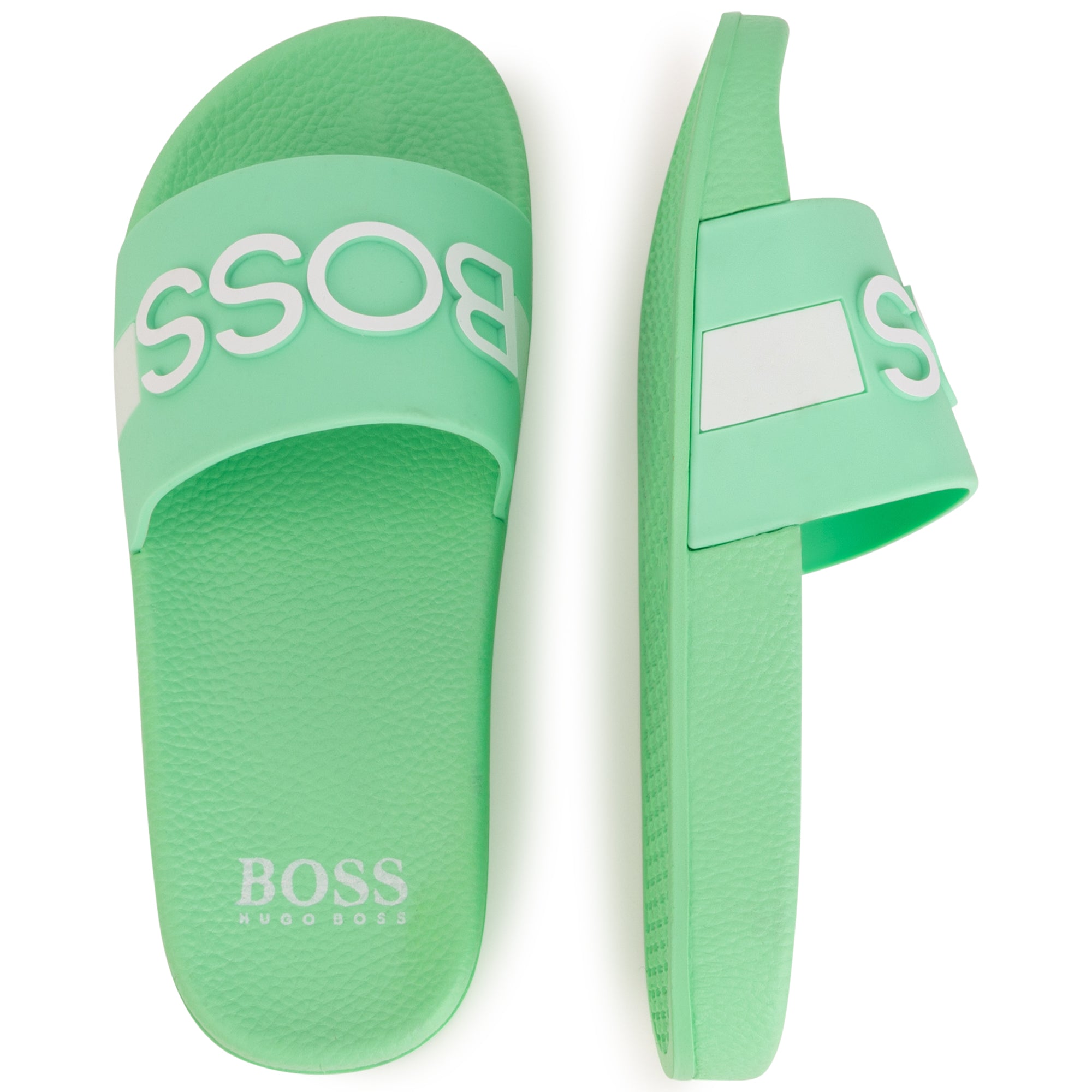 Boys & Girls Green Logo Sliders