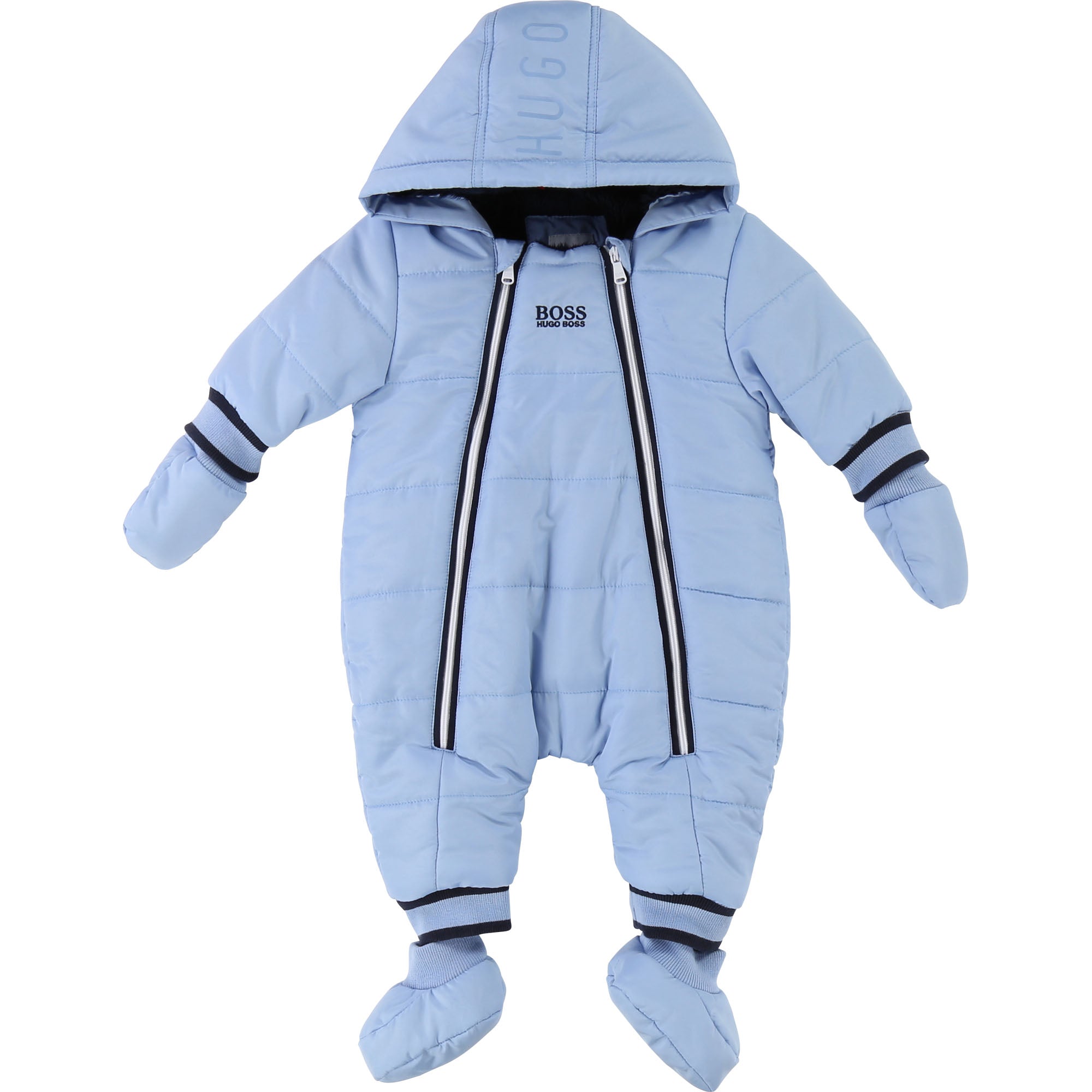 Baby Boys Light Blue Babysuit