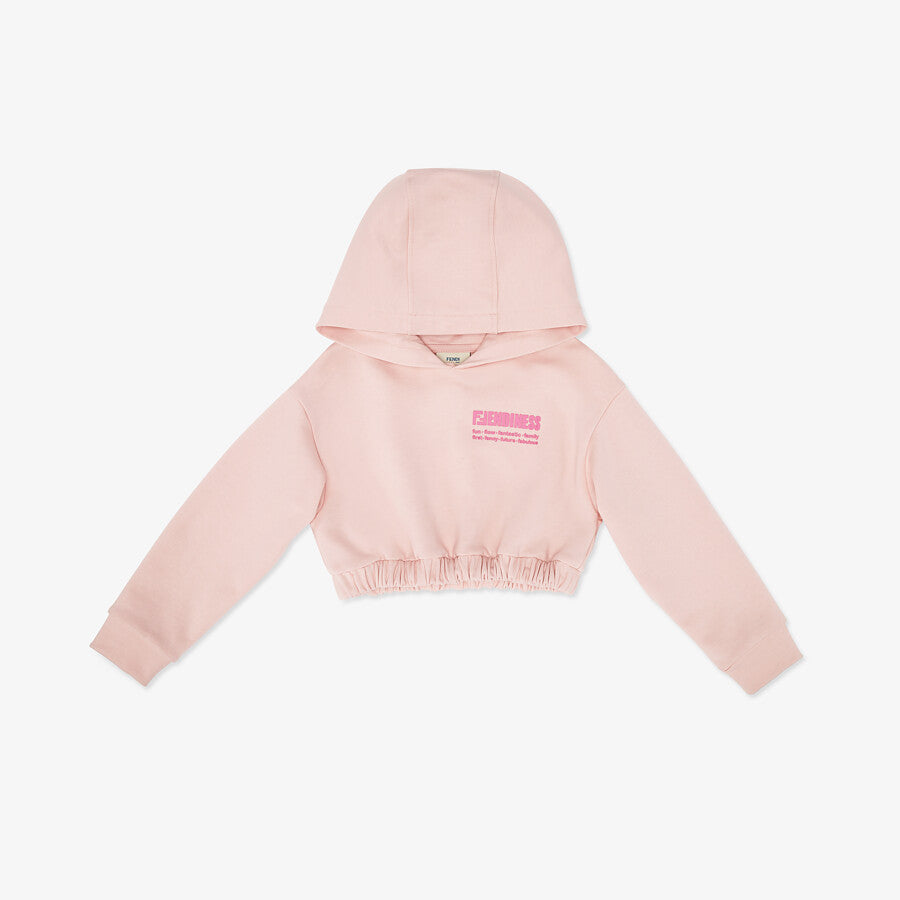 Boys & Girls Pink Cotton Sweatshirt