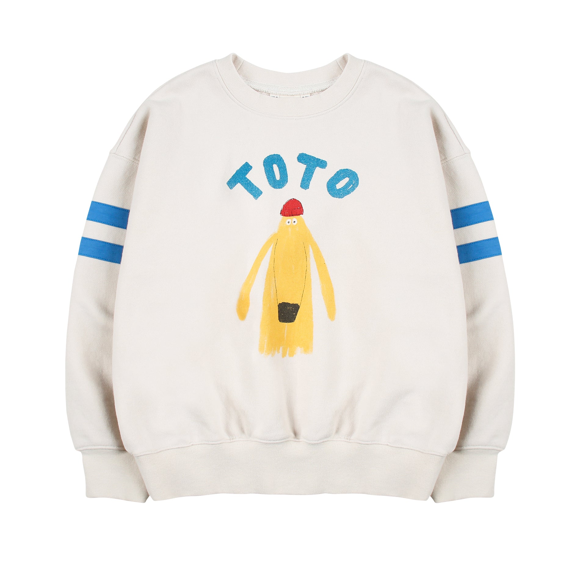 Boys & Girls White Printed Cotton Sweatshirt