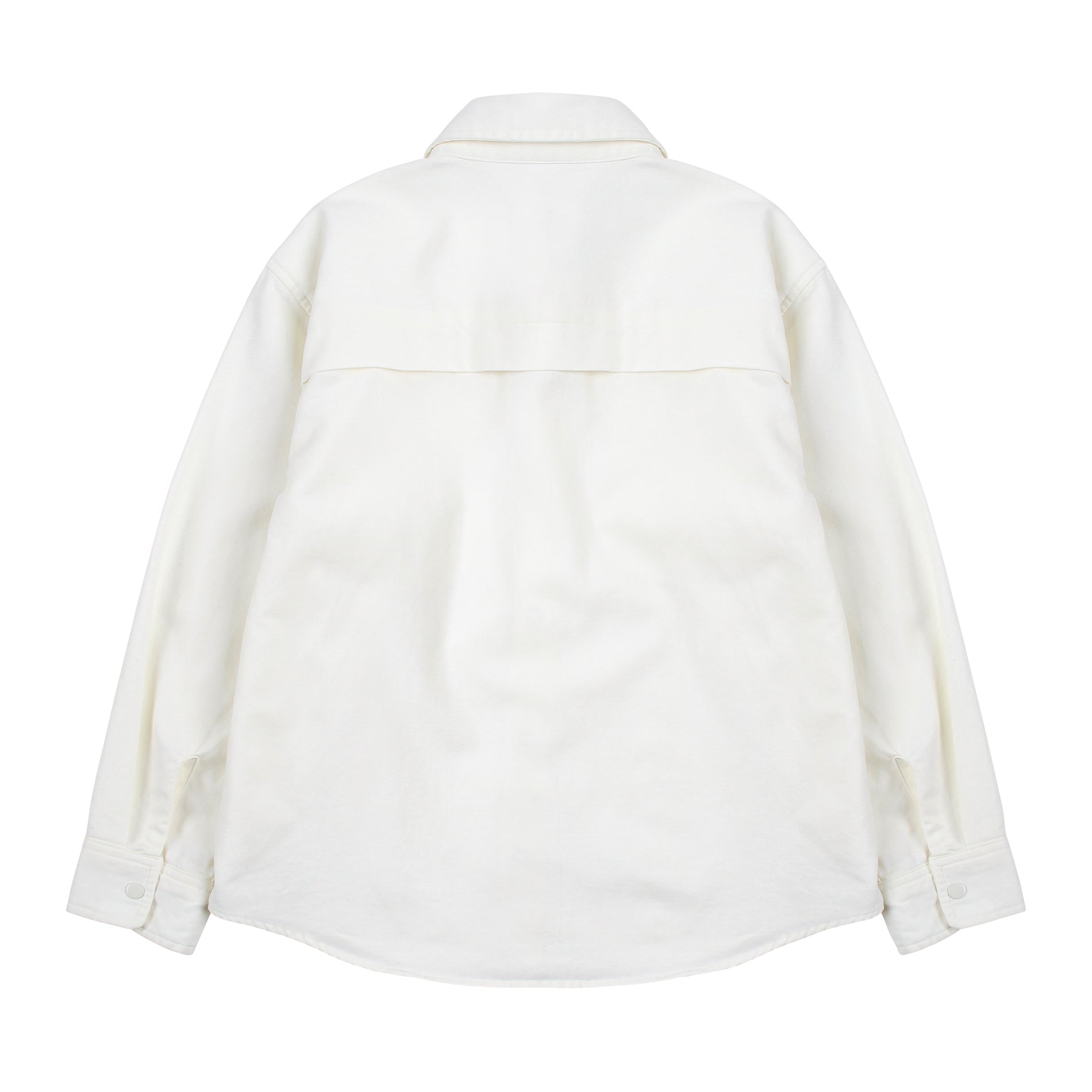 Boys & Girls White Cotton Shirt