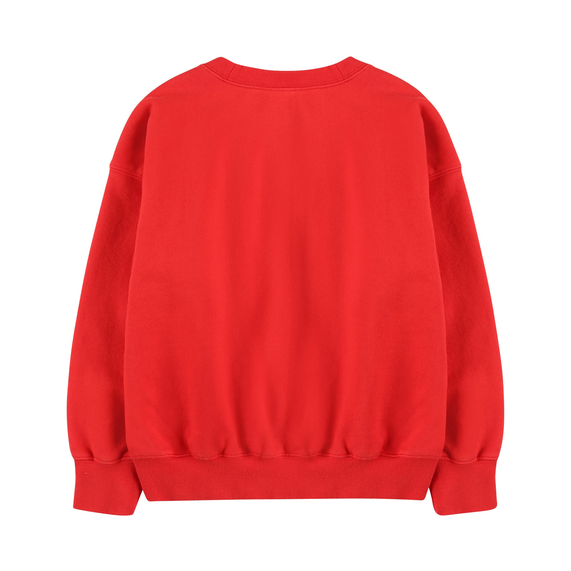 Boys & Girls Red Printed Cotton Sweatshirt