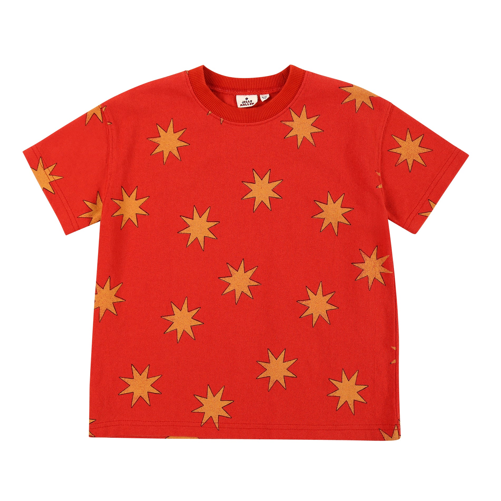 Boys & Girls Orange Cotton T-Shirt