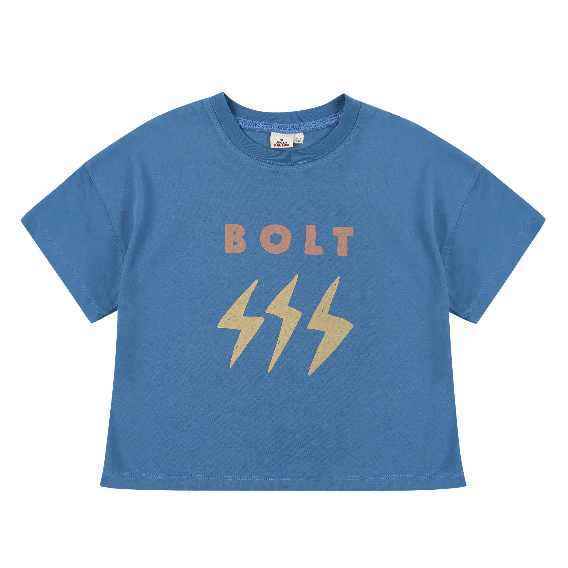 Boys & Girls Blue Cotton T-Shirt