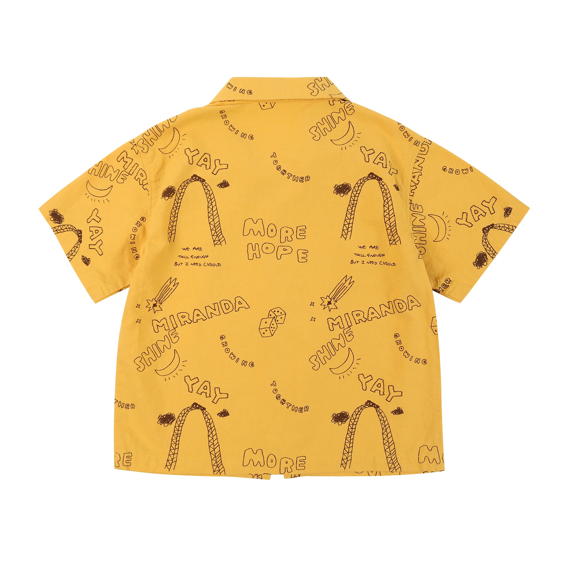 Boys Yellow Cotton Polo Shirt