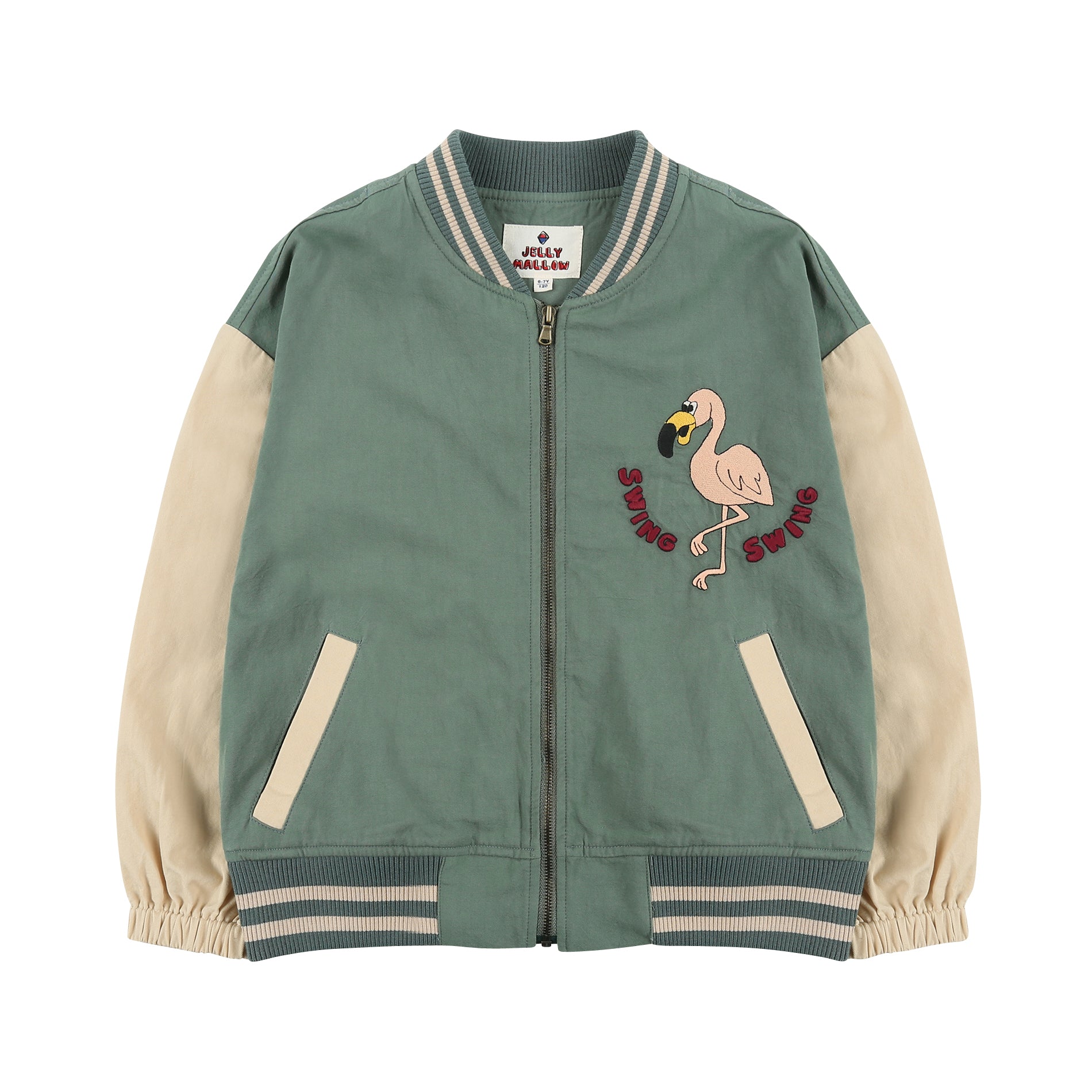 Boys & Girls Green Cotton Jacket