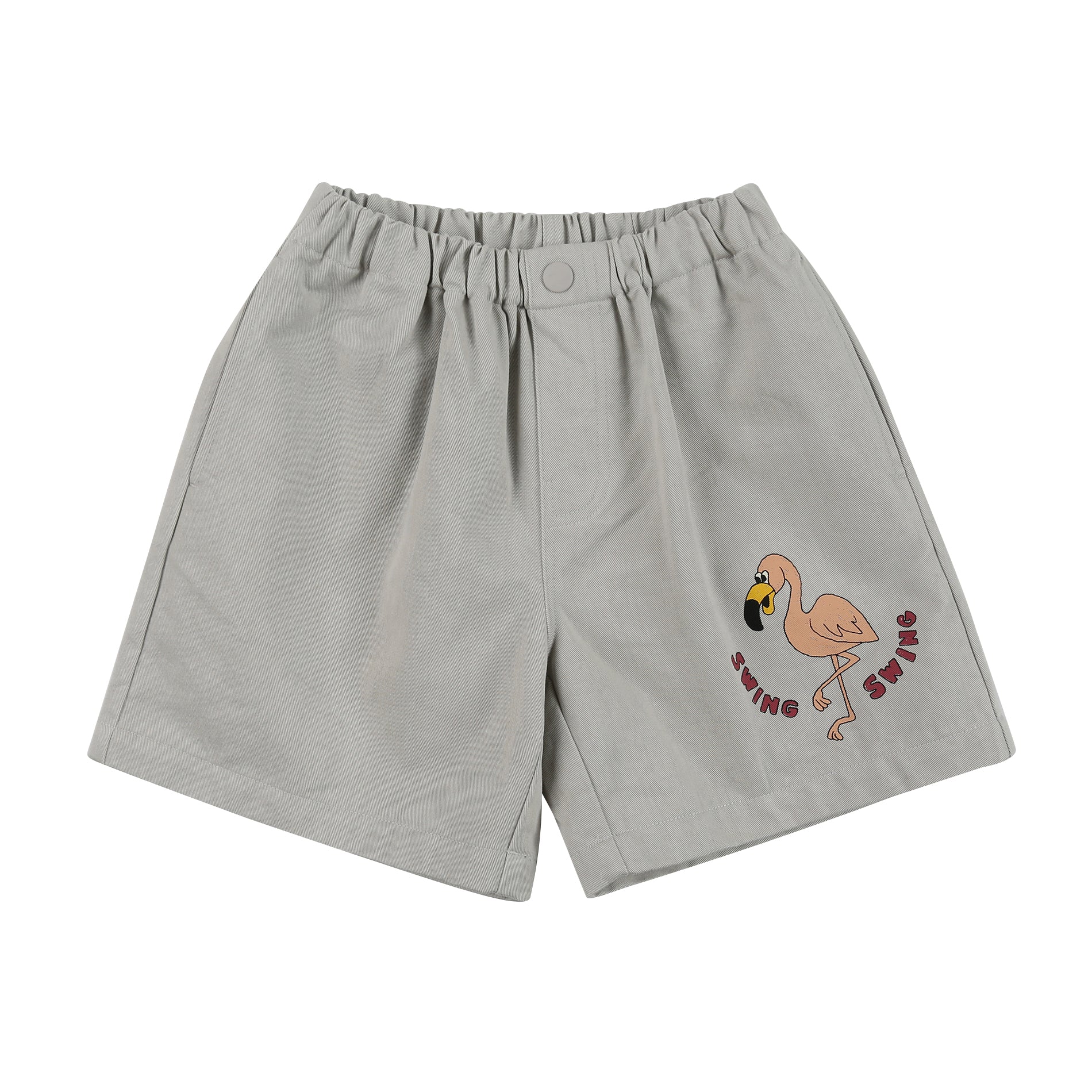 Boys & Girls Grey Cotton Shorts