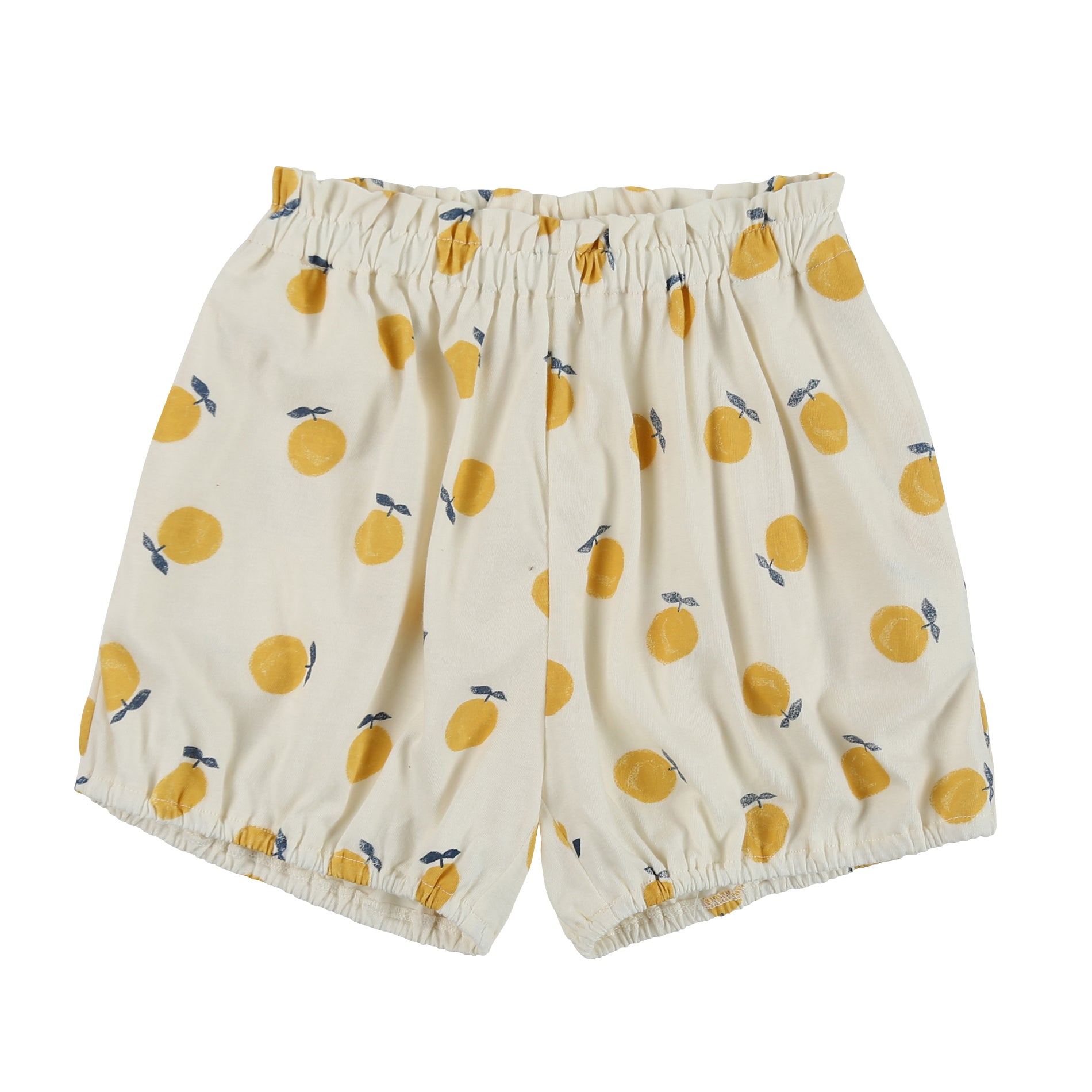 Boys & Girls White Cotton Shorts