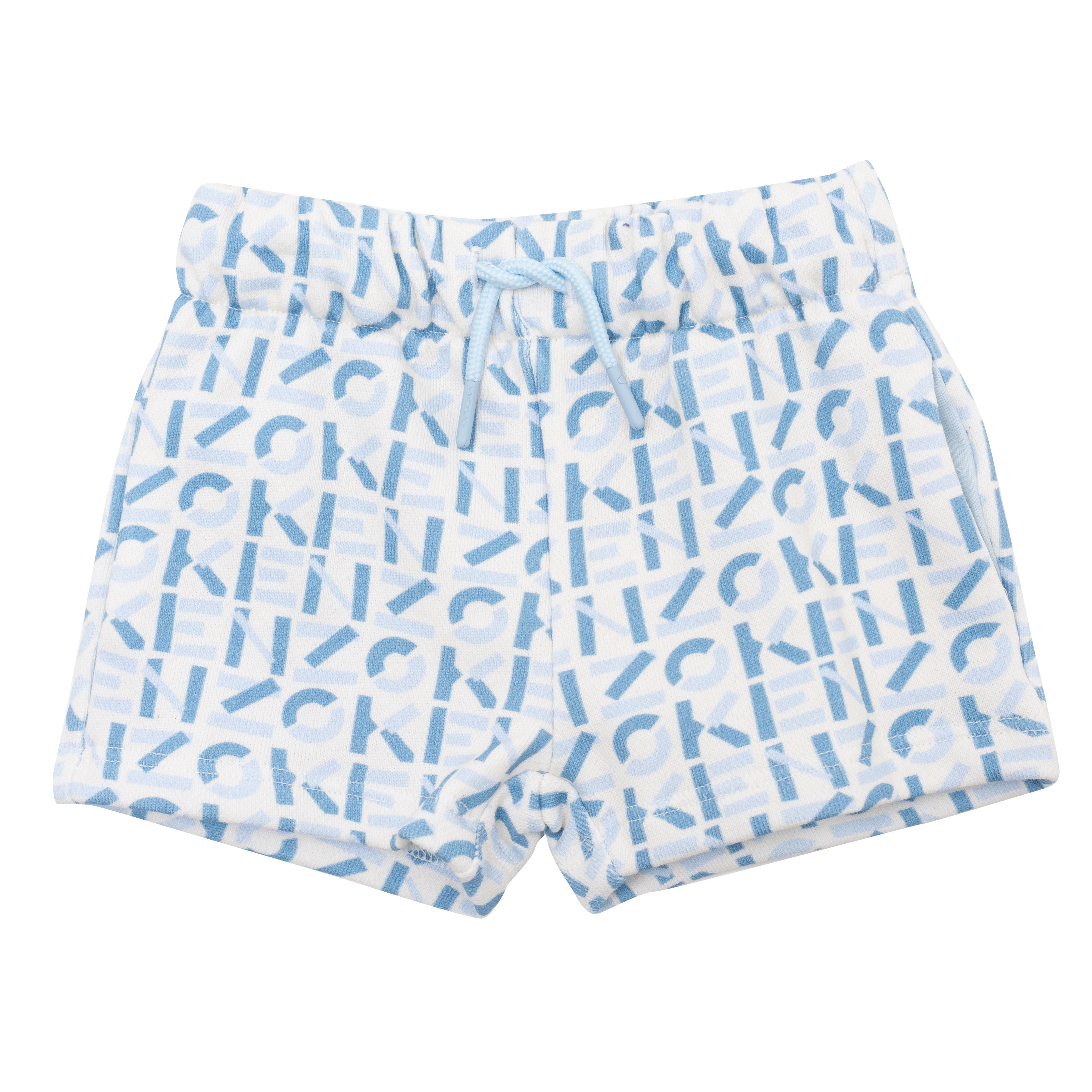 Boys & Girls Blue Cotton Shorts