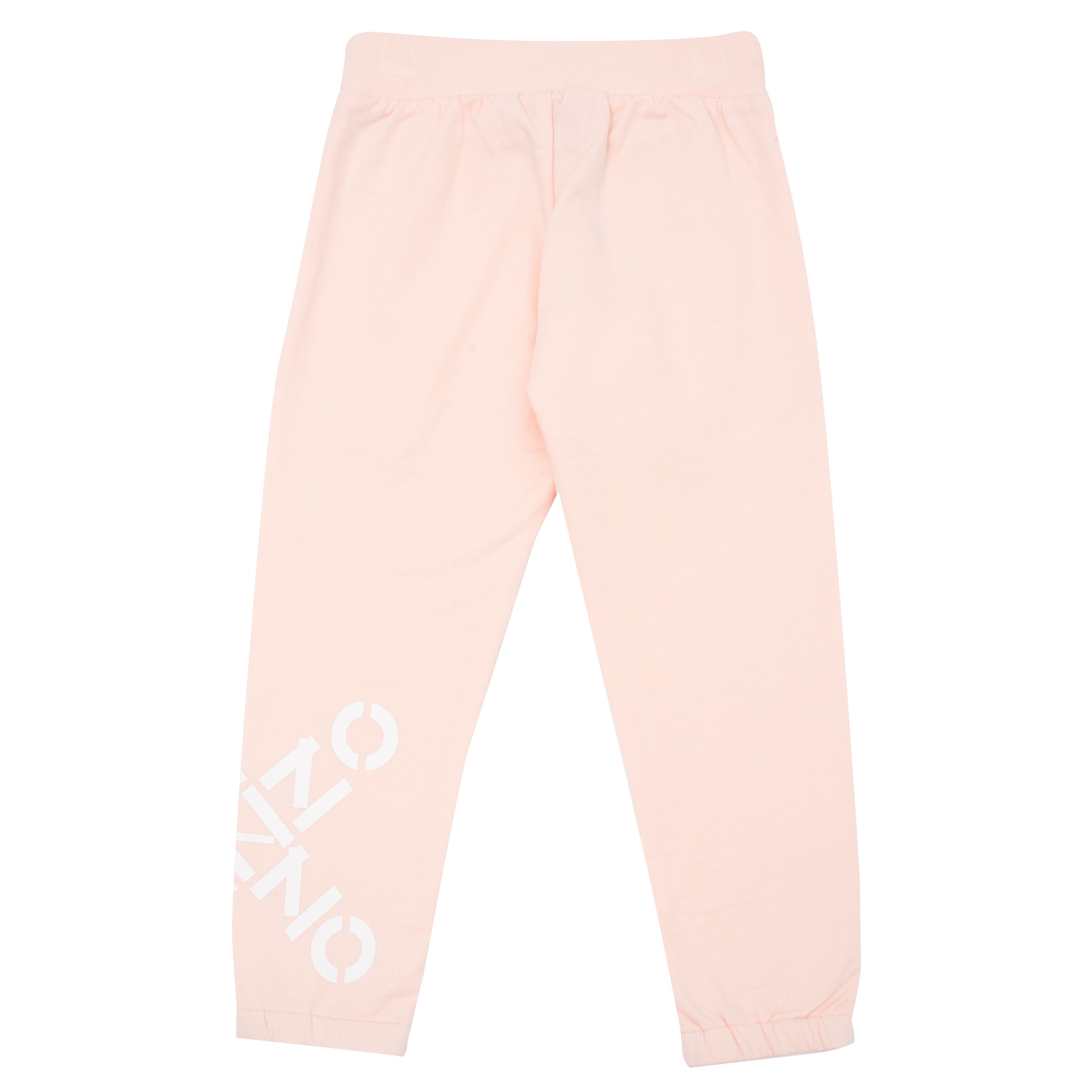 Boys & Girls Pink Cotton Trousers