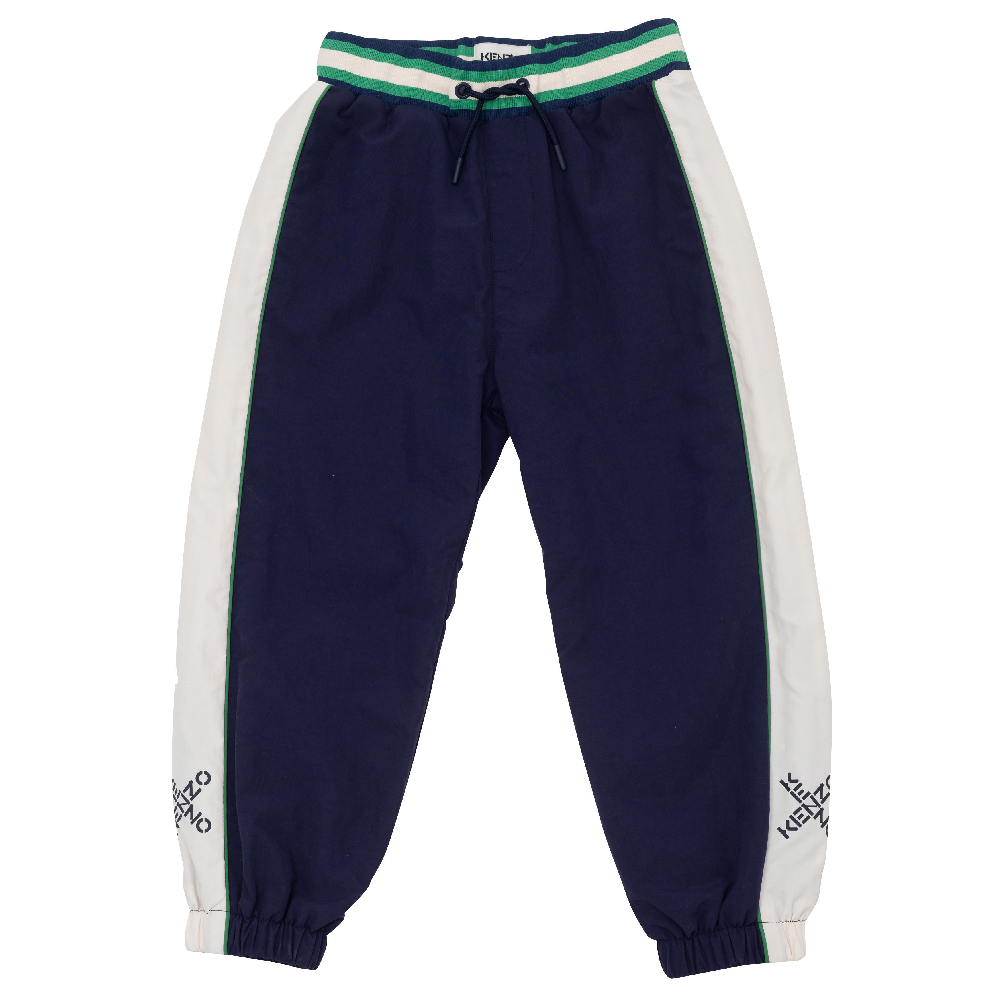 Boys Blue Logo Trousers