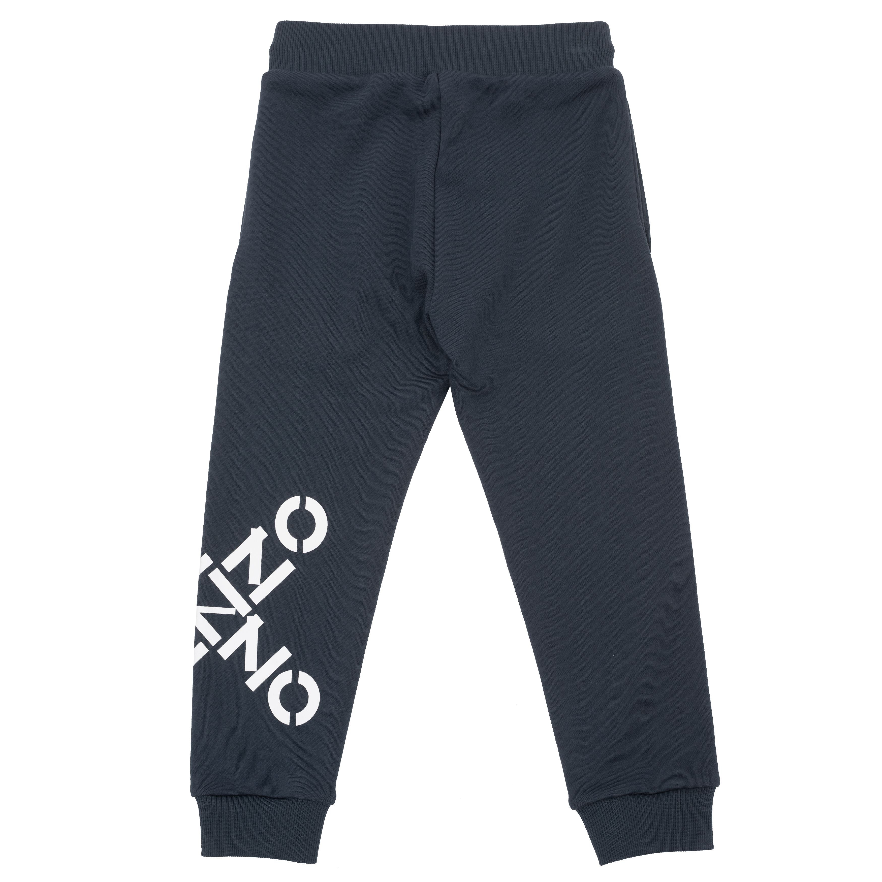 Boys Black Cotton Trousers