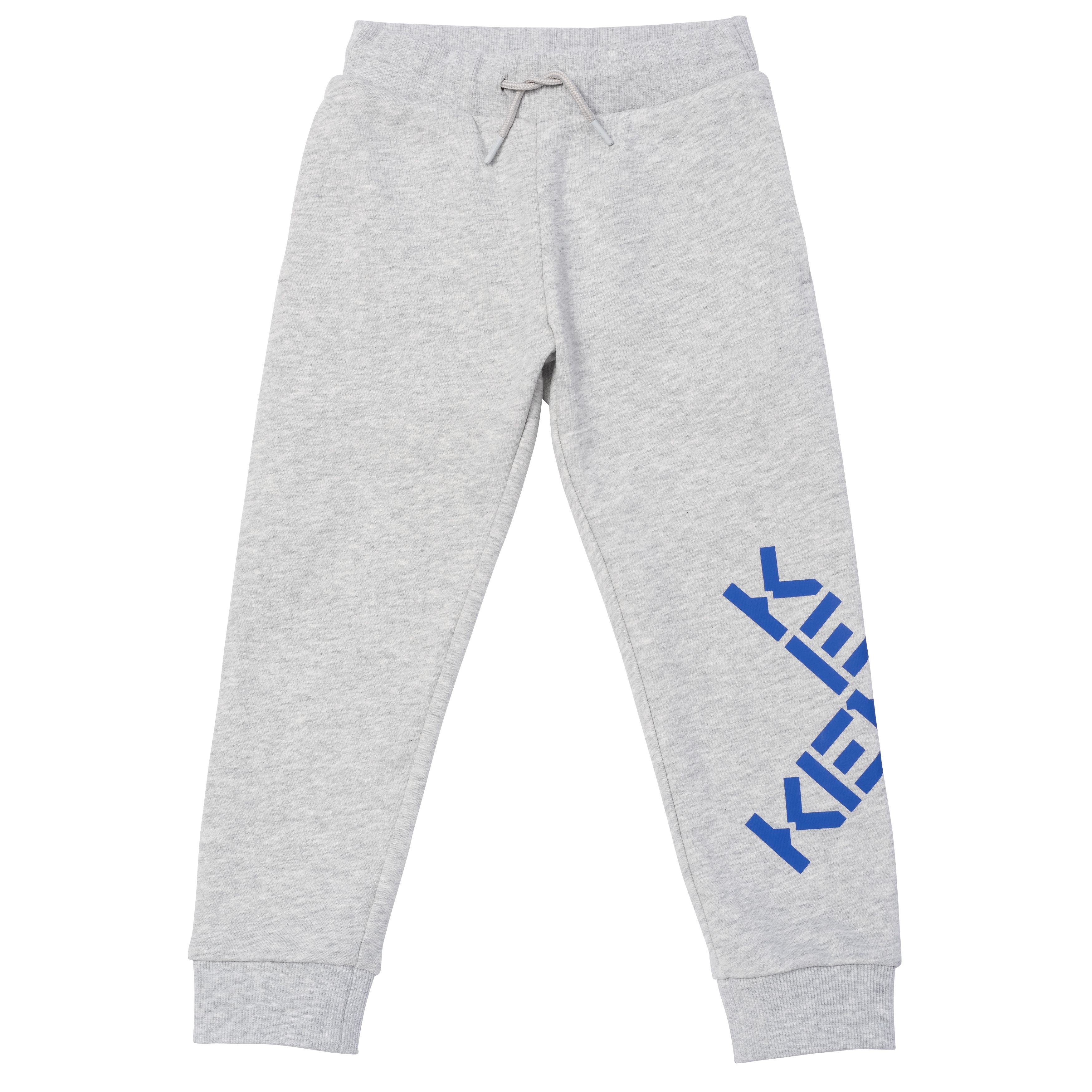 Boys Grey Cotton Trousers