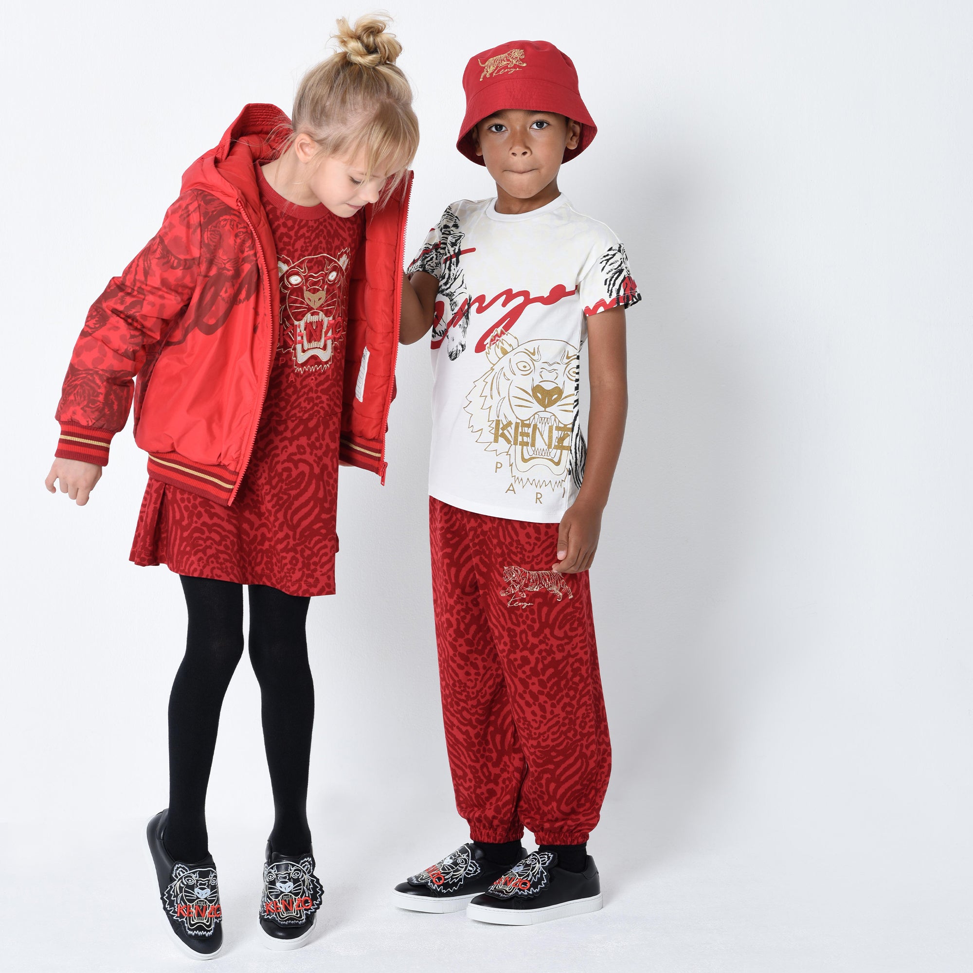 Boys Red Logo Trousers