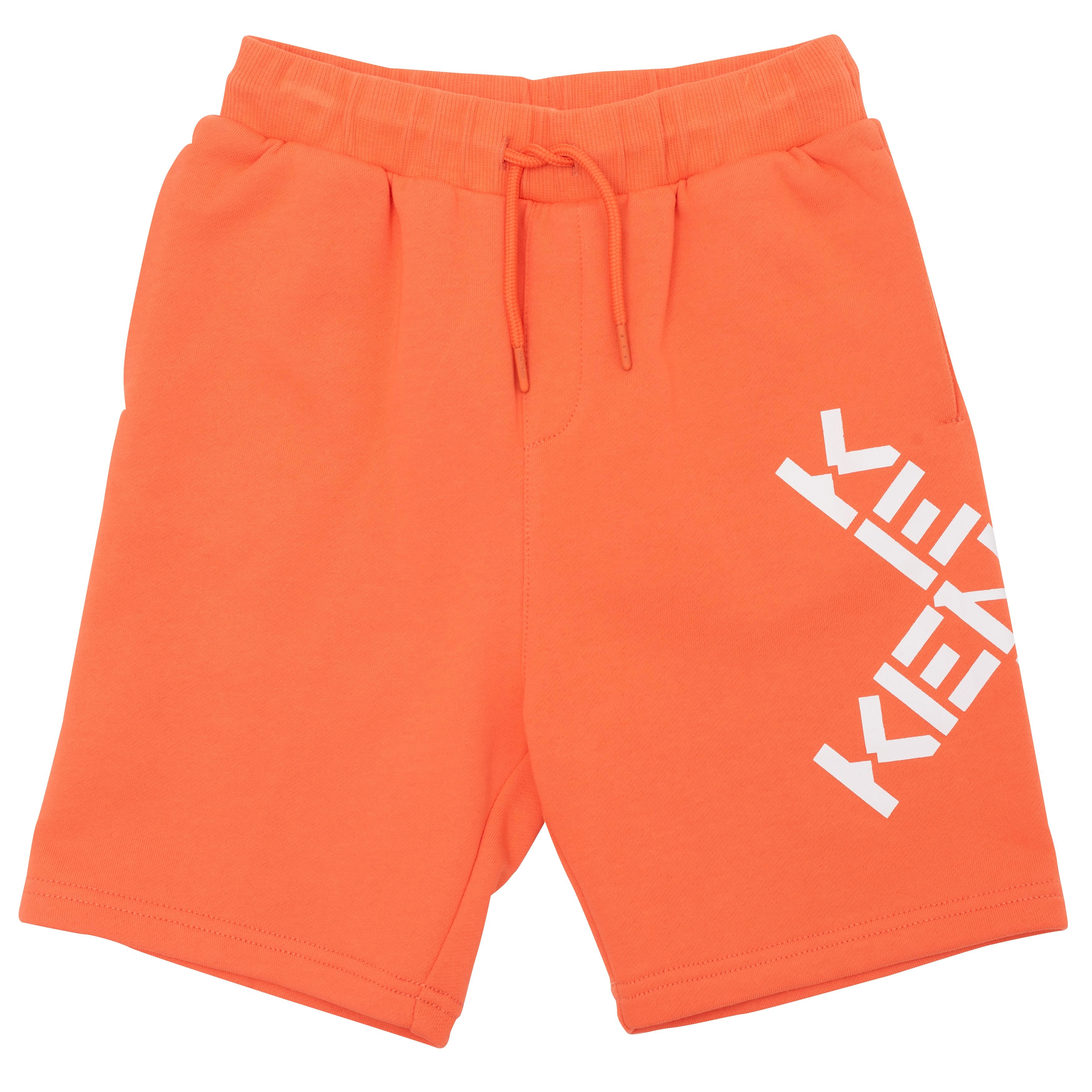 Boys & Girls Orange Cotton Shorts