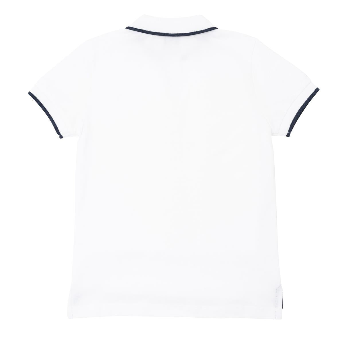 Boys White Polo Shirt