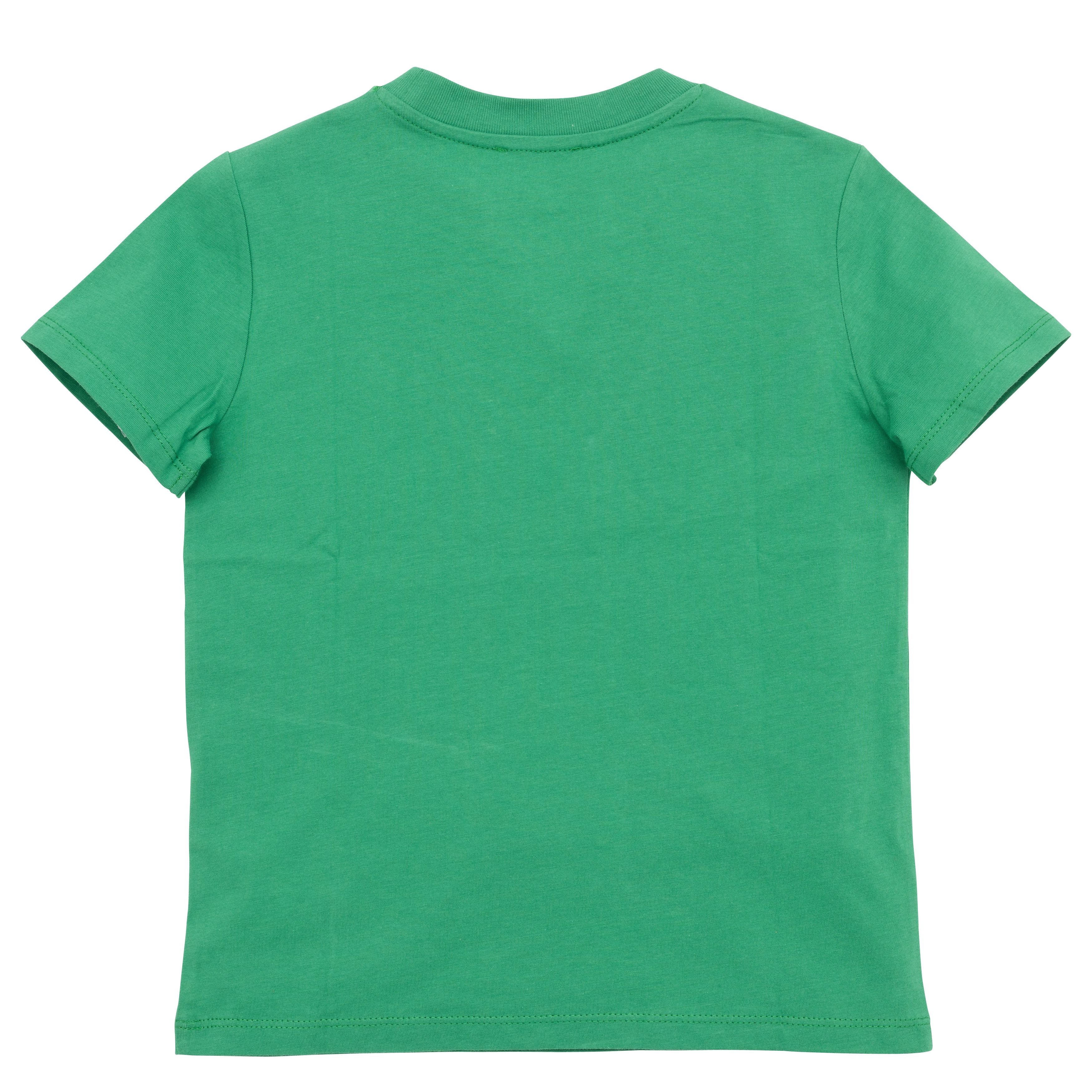 Boys Green Cotton T-Shirts