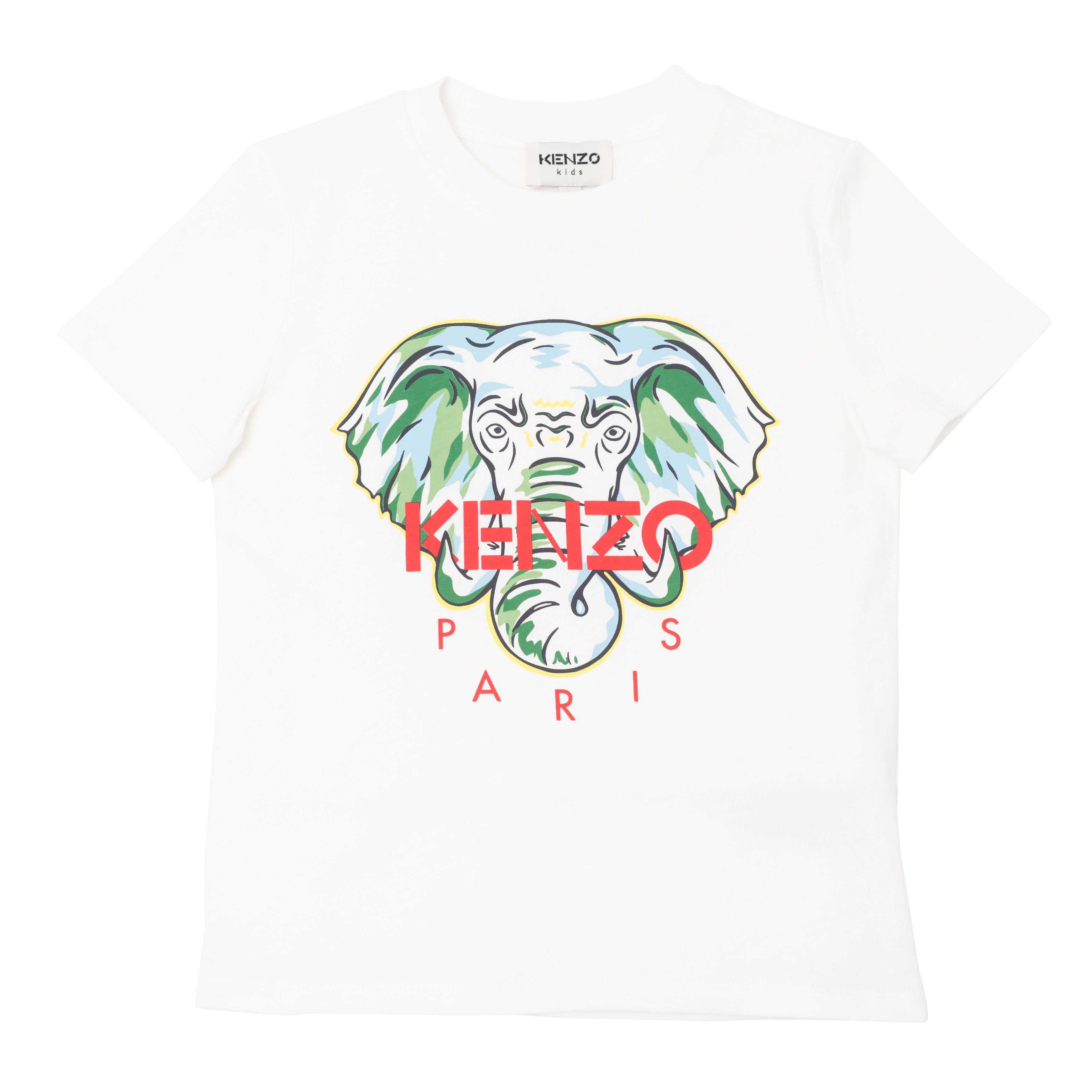 Boys & Girls White Cotton T-Shirts