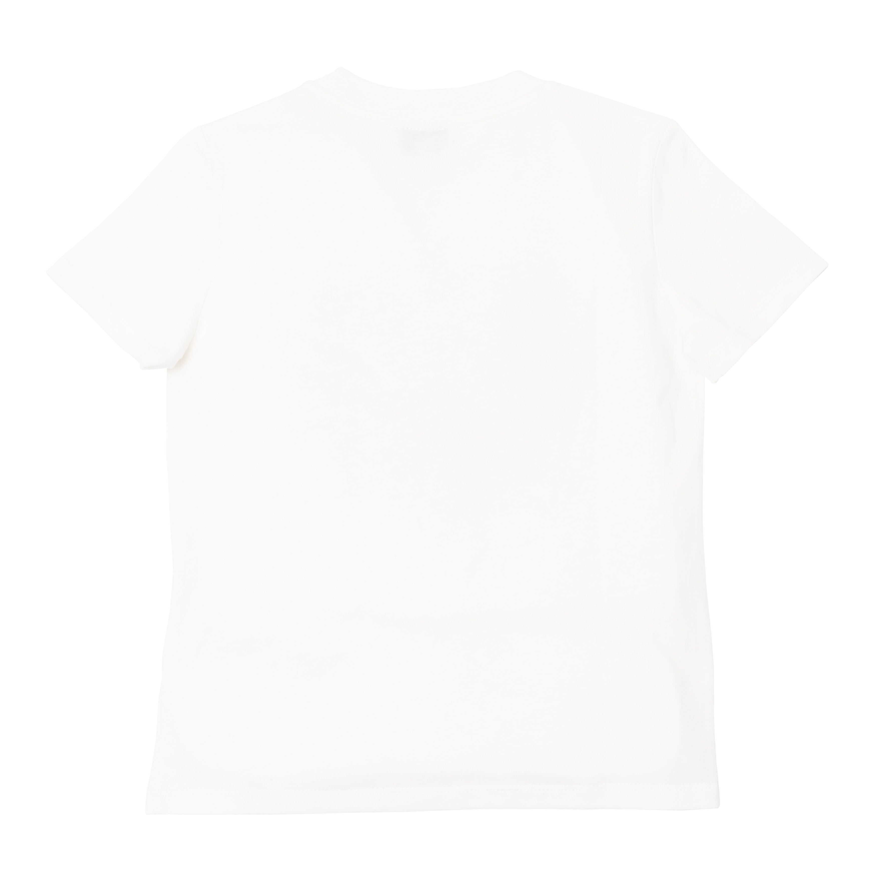 Boys & Girls White Cotton T-Shirts