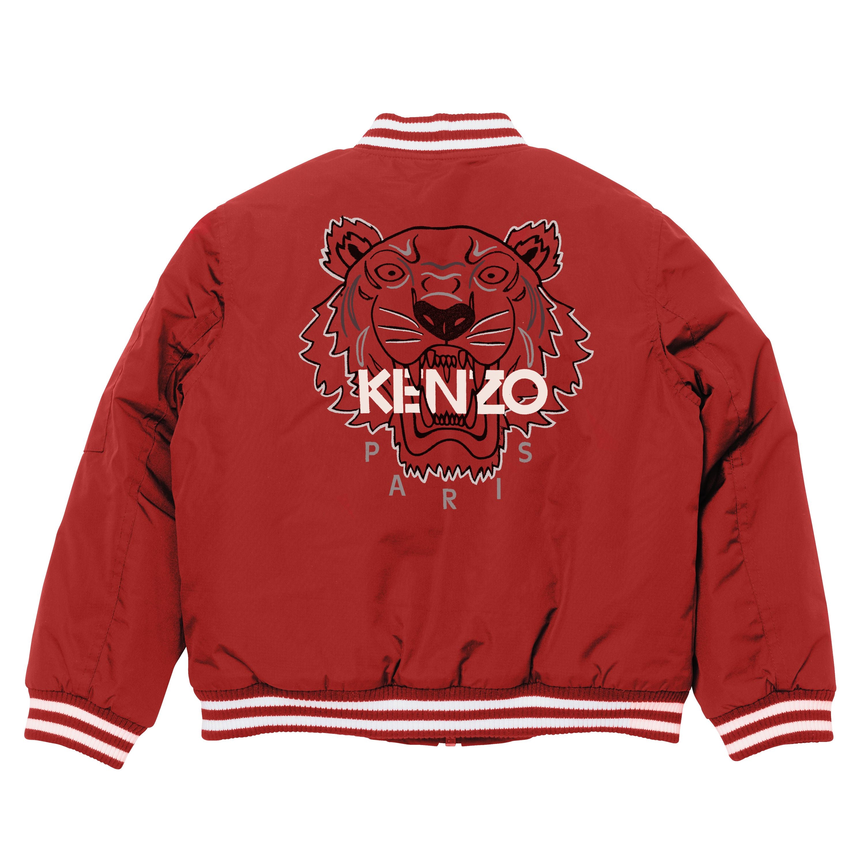 Boys Red Logo Padded Jacket