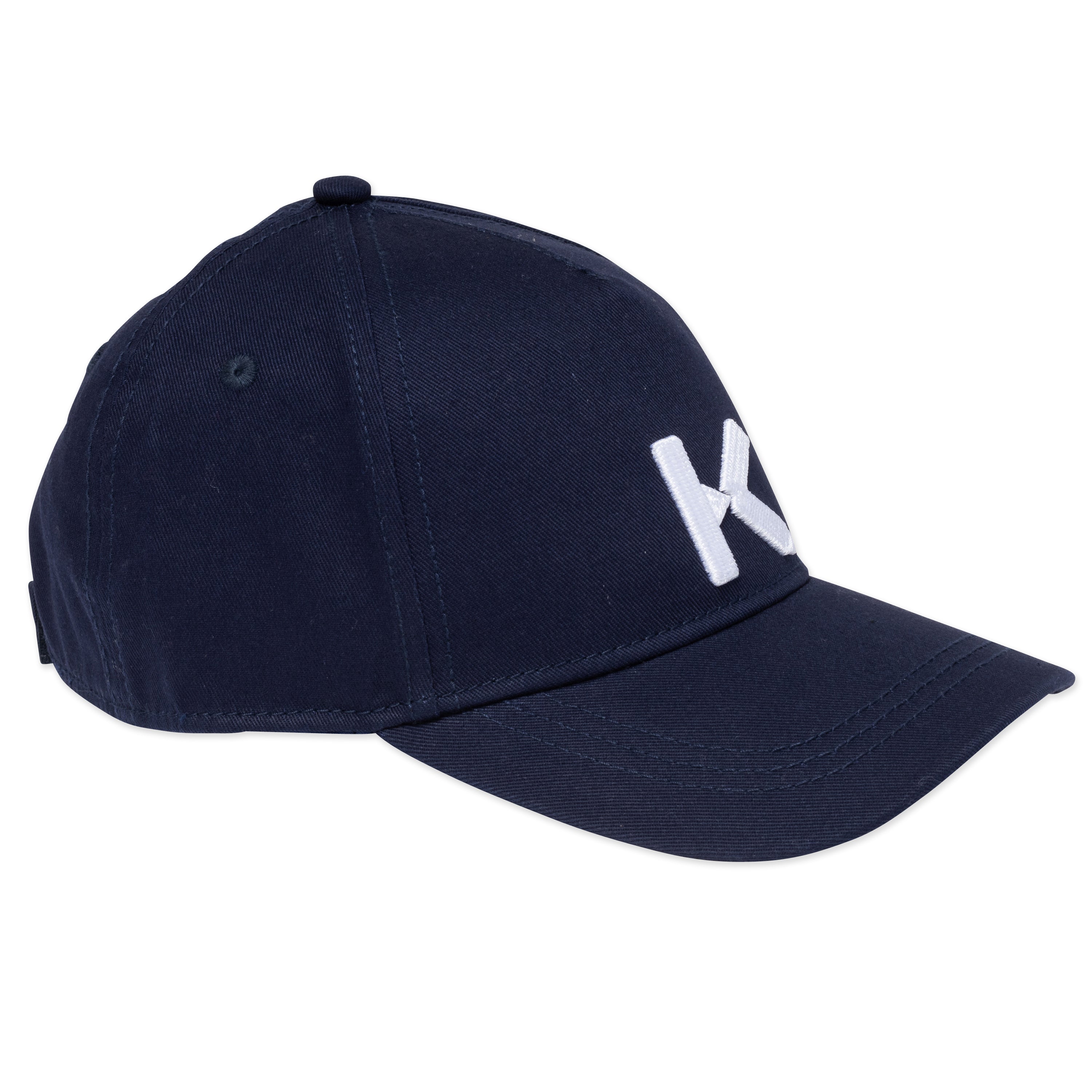 Boys & Girls Navy Logo Cotton Cap