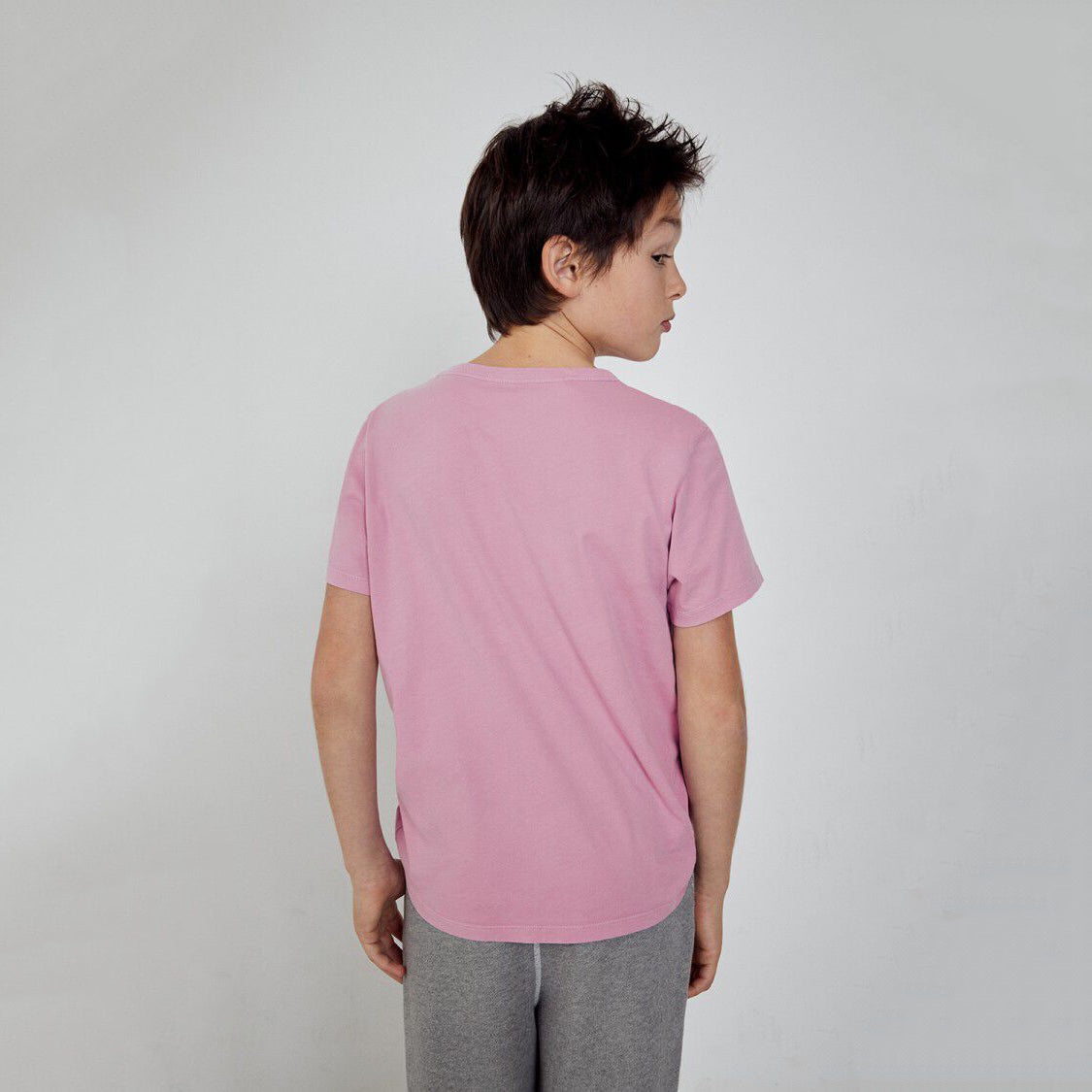 Boys & Girls Mauve Cotton T-Shirt