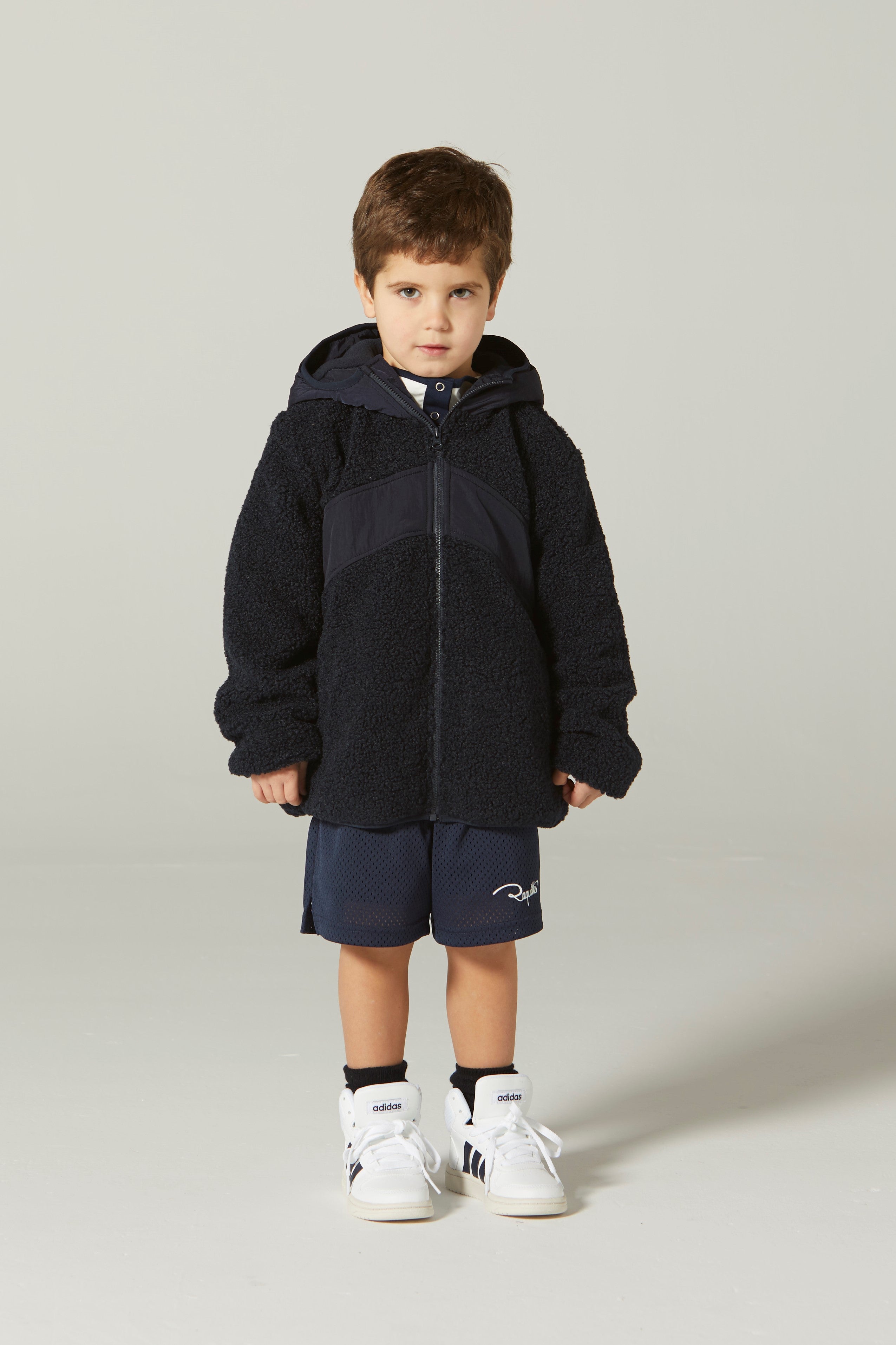 Boys & Girls Dark Navy Logo Jacket