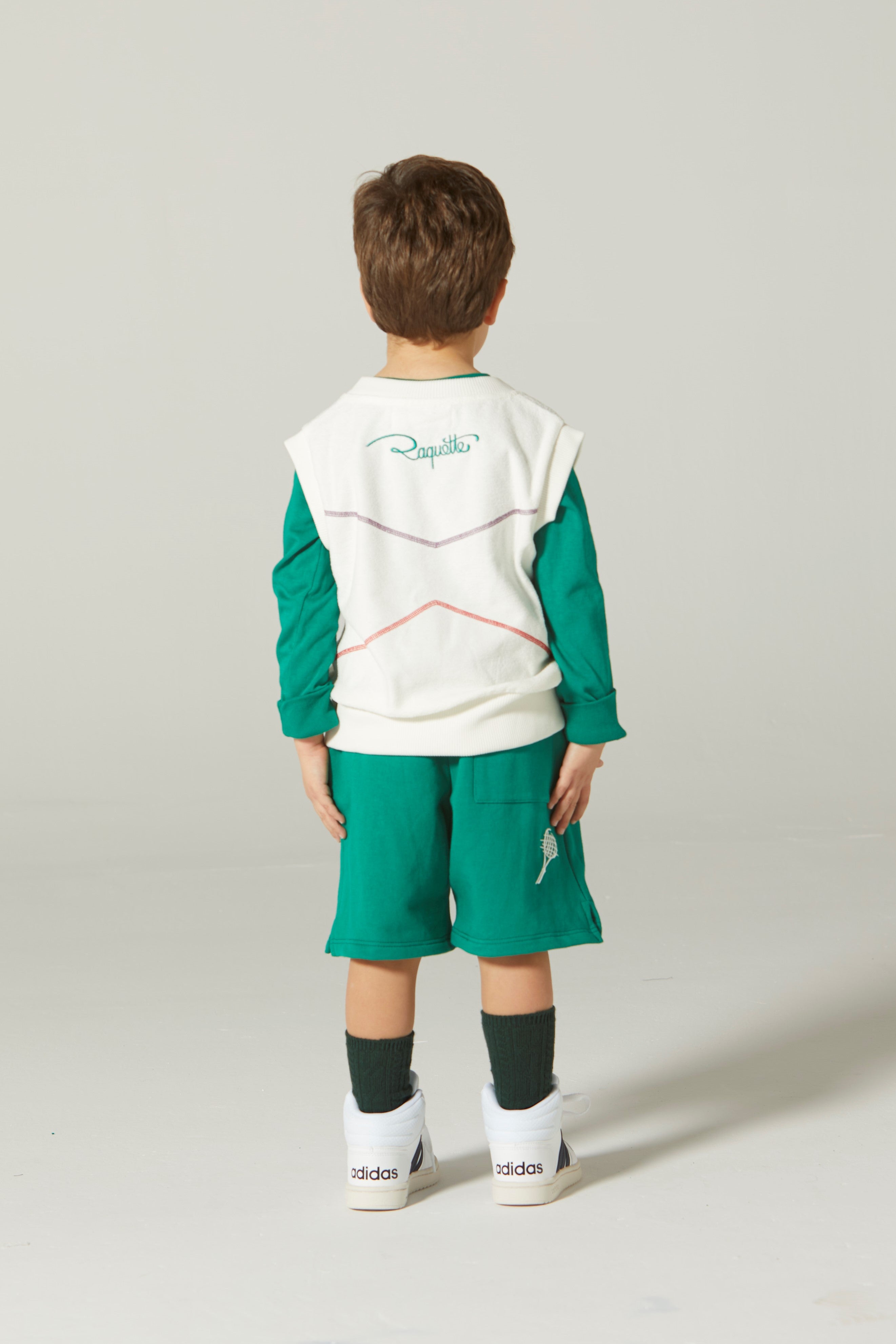 Boys & Girls White Cotton Vest