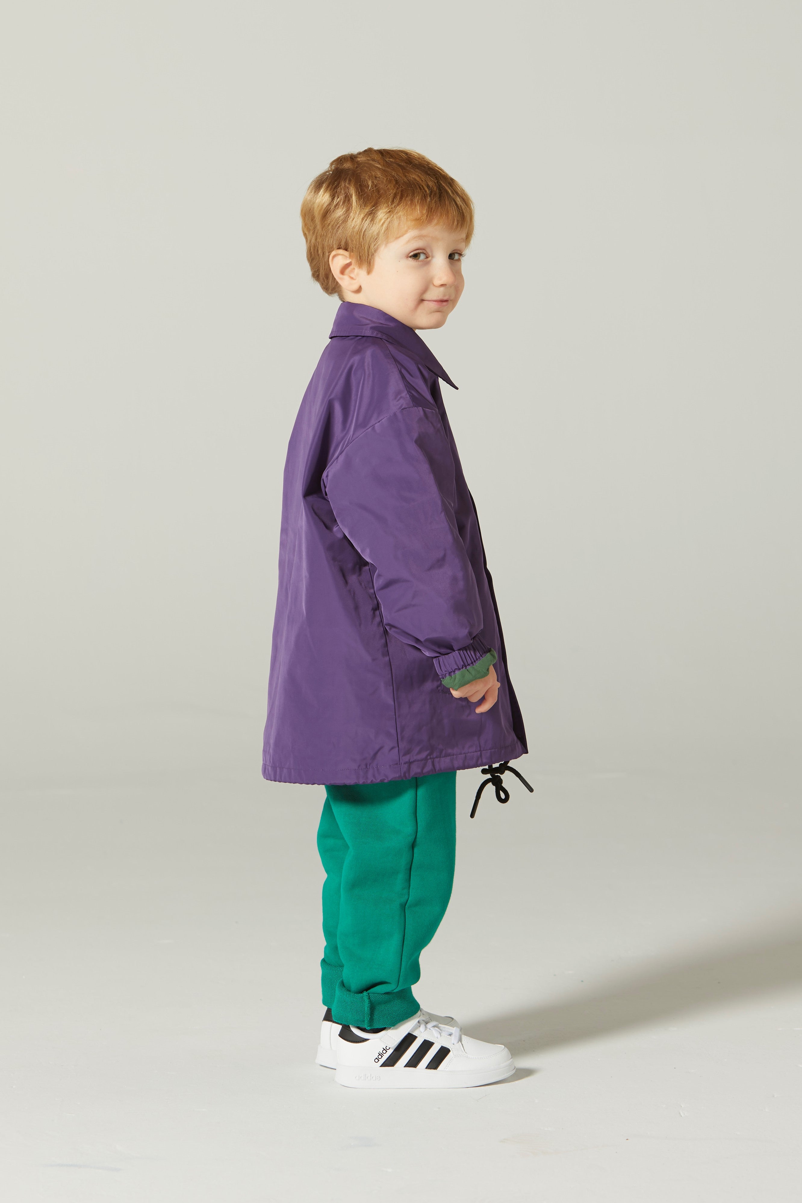 Boys & Girls Purple Logo Jacket