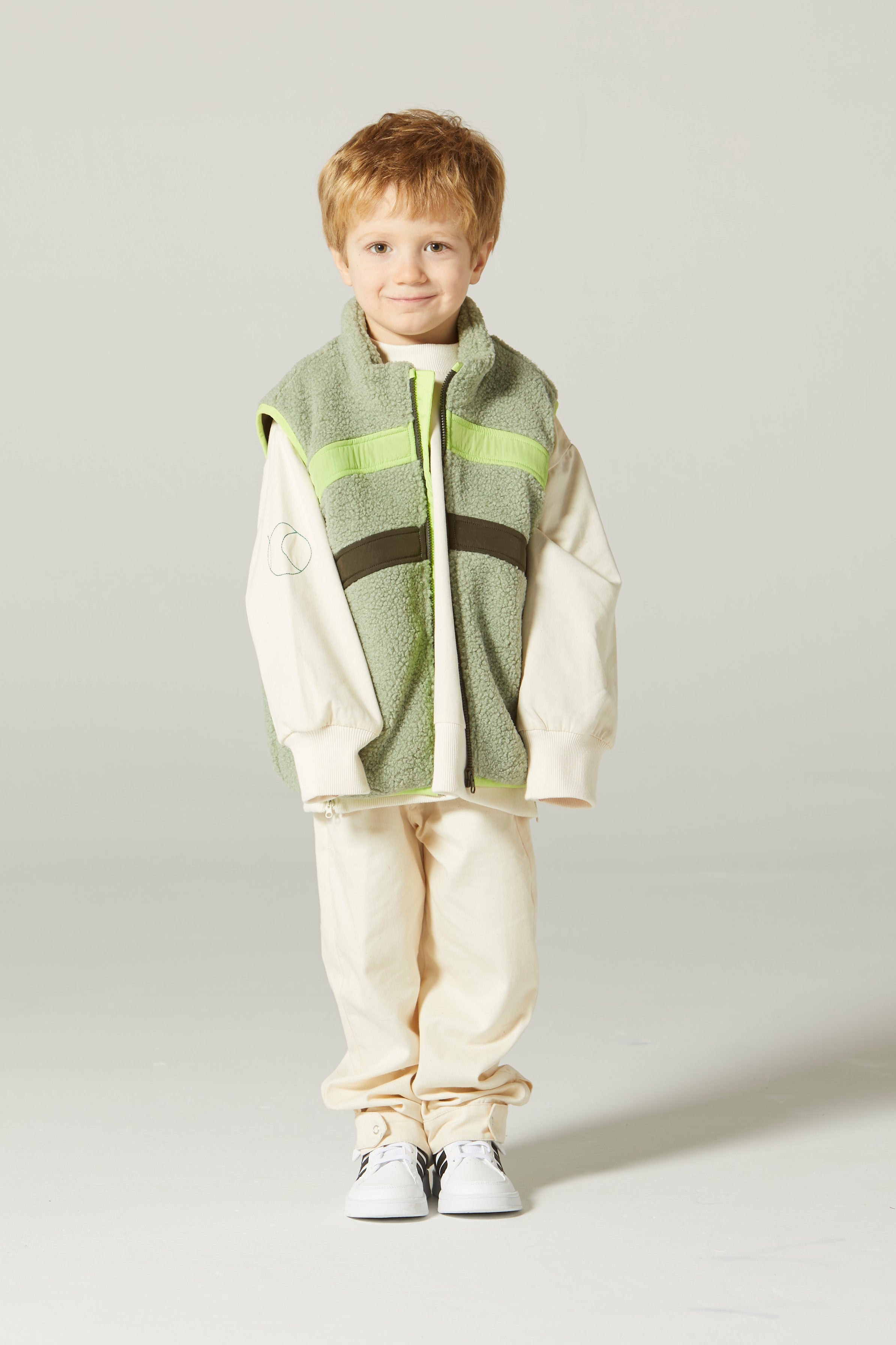 Boys & Girls Green Gilet