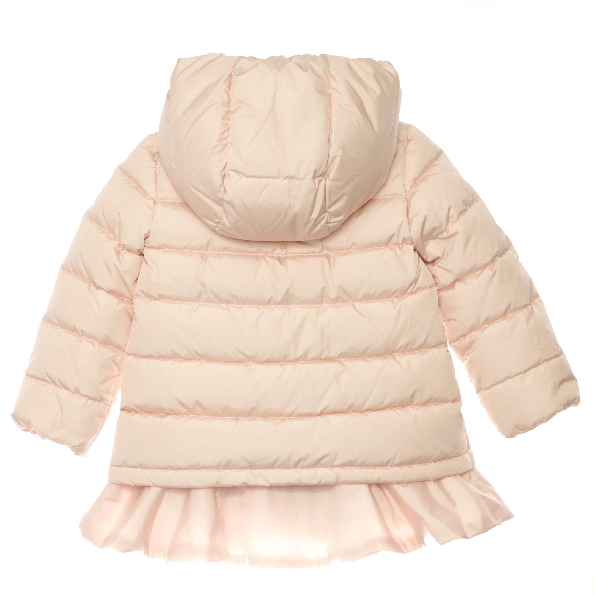 Baby Girls Nude Pink Hooded 'Azinza'Jacket With Skirt Trims - CÉMAROSE | Children's Fashion Store - 2