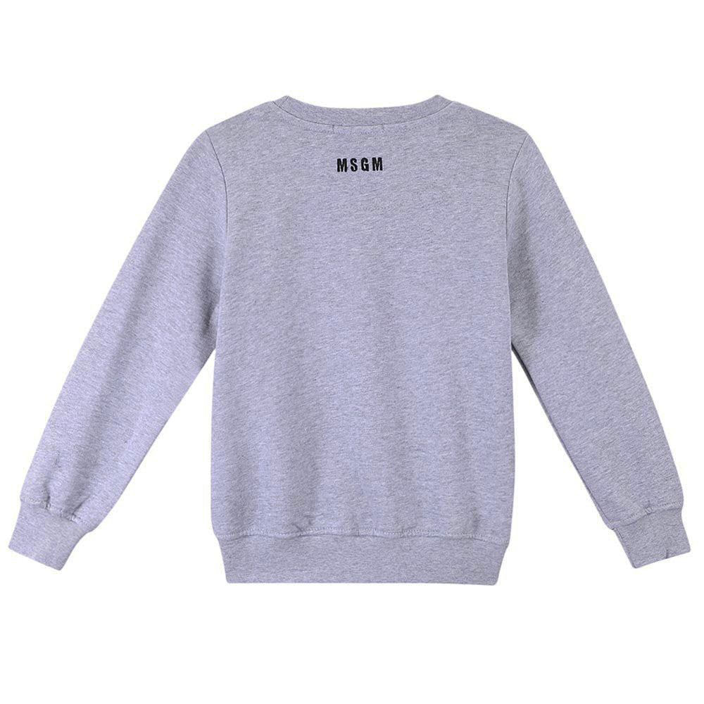 Boys Grey Fancy Printed Cotton Sweatshirt - CÉMAROSE | Children's Fashion Store - 2