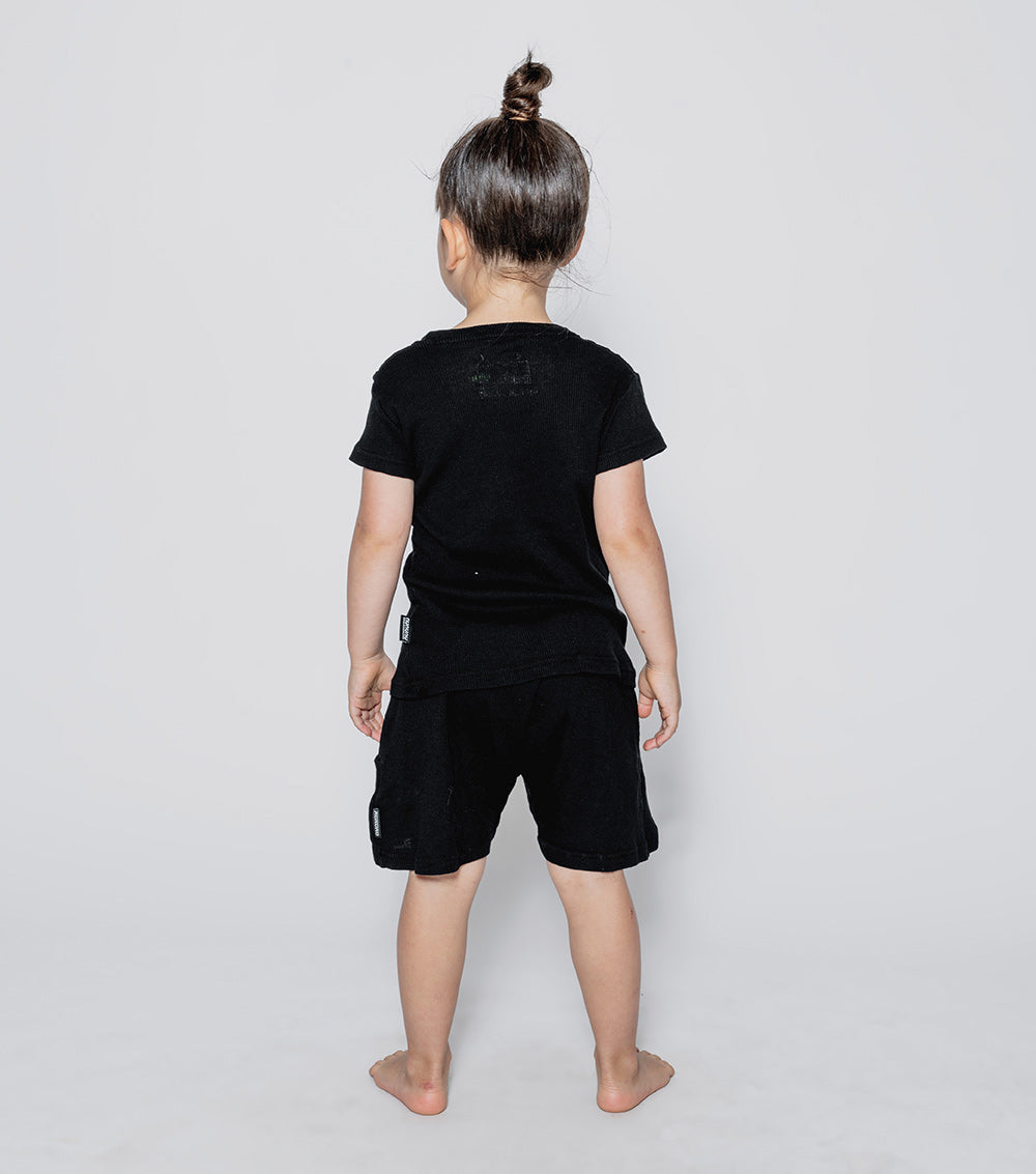 Boys & Girls Black Cotton Set