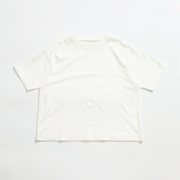 Boys & Girls White Cotton T-Shirt