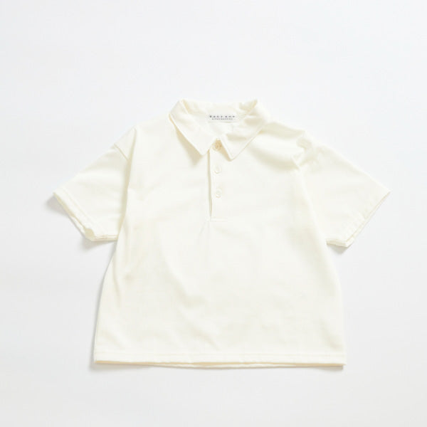 Boys & Girls White Cotton PoloShirt