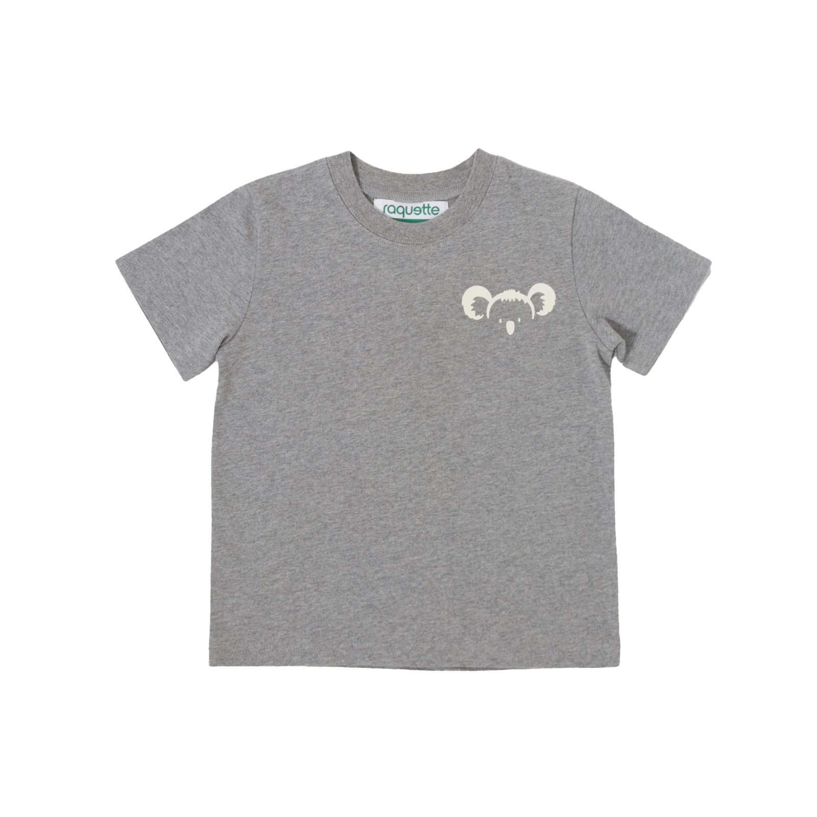 Boys & Girls Grey Cotton T-Shirt