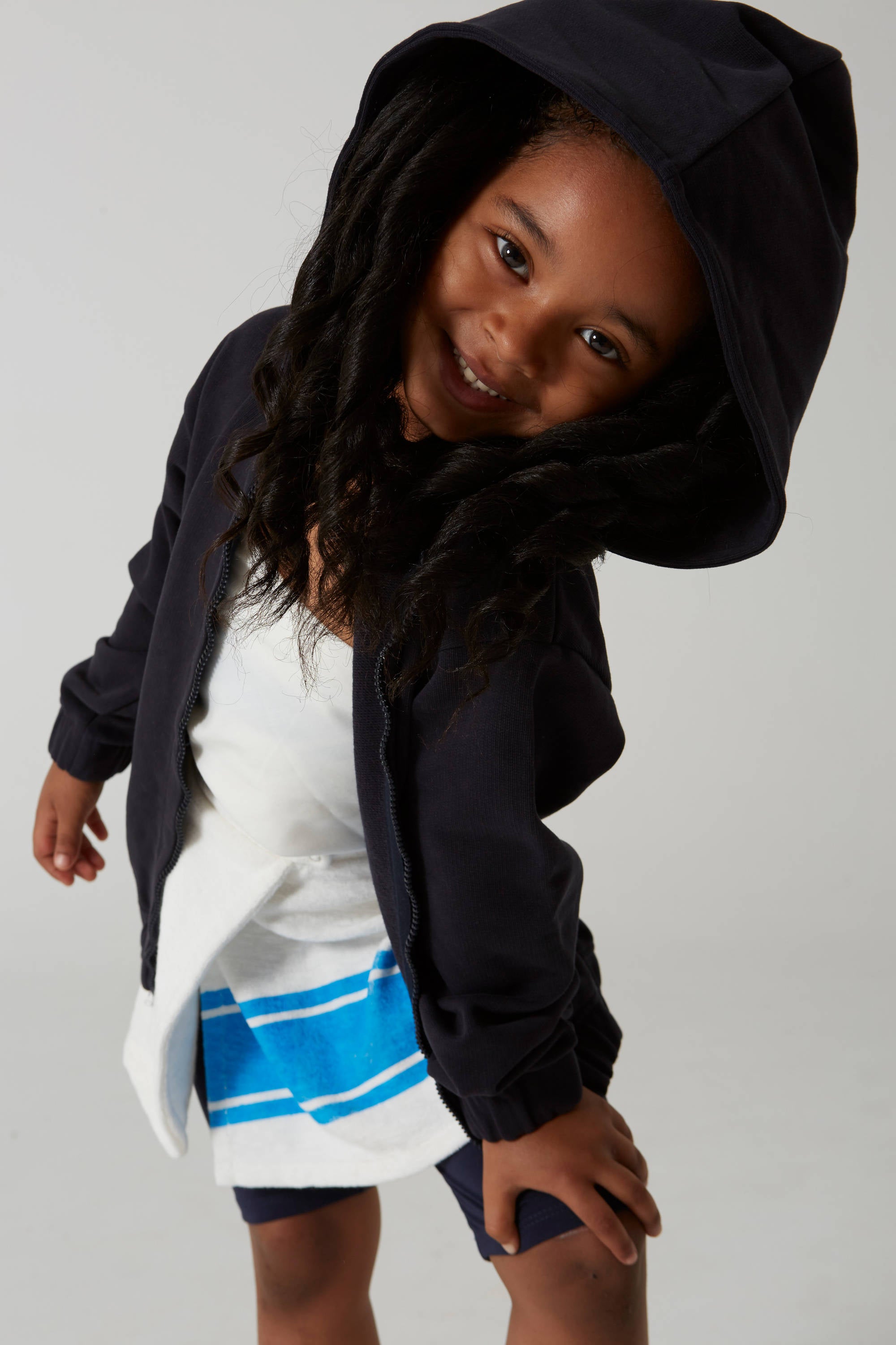 Boys & Girls Navy Cotton Sweatshirt