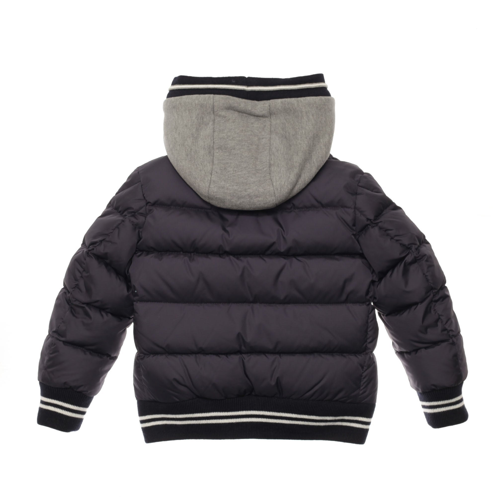 Boys Black Double-layer Hooded 'Auberie' Jacket - CÉMAROSE | Children's Fashion Store - 2