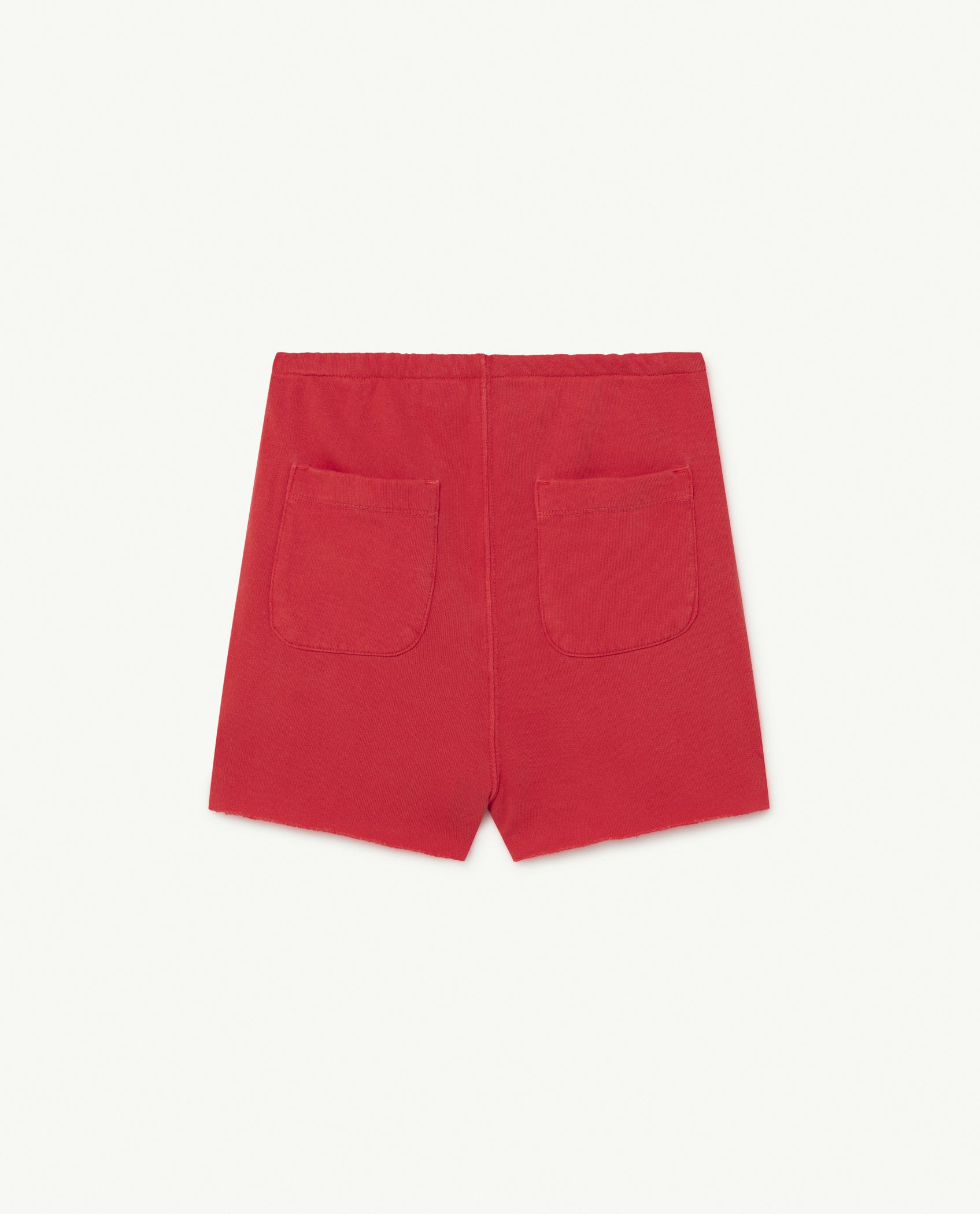 Boys & Girls Red Logo Cotton Shorts