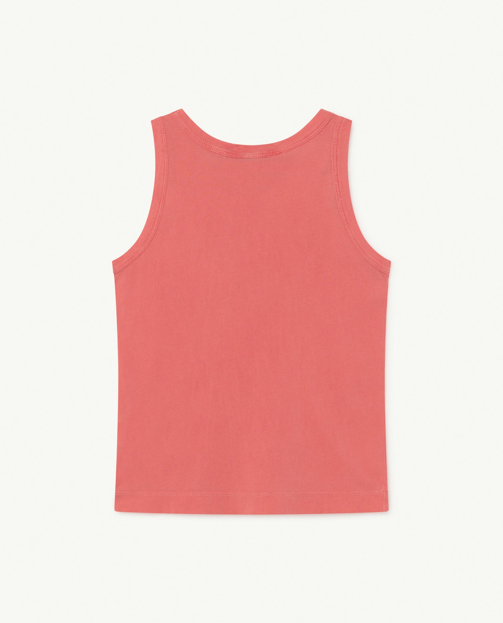 Boys Red Dolphin Cotton Tank Top