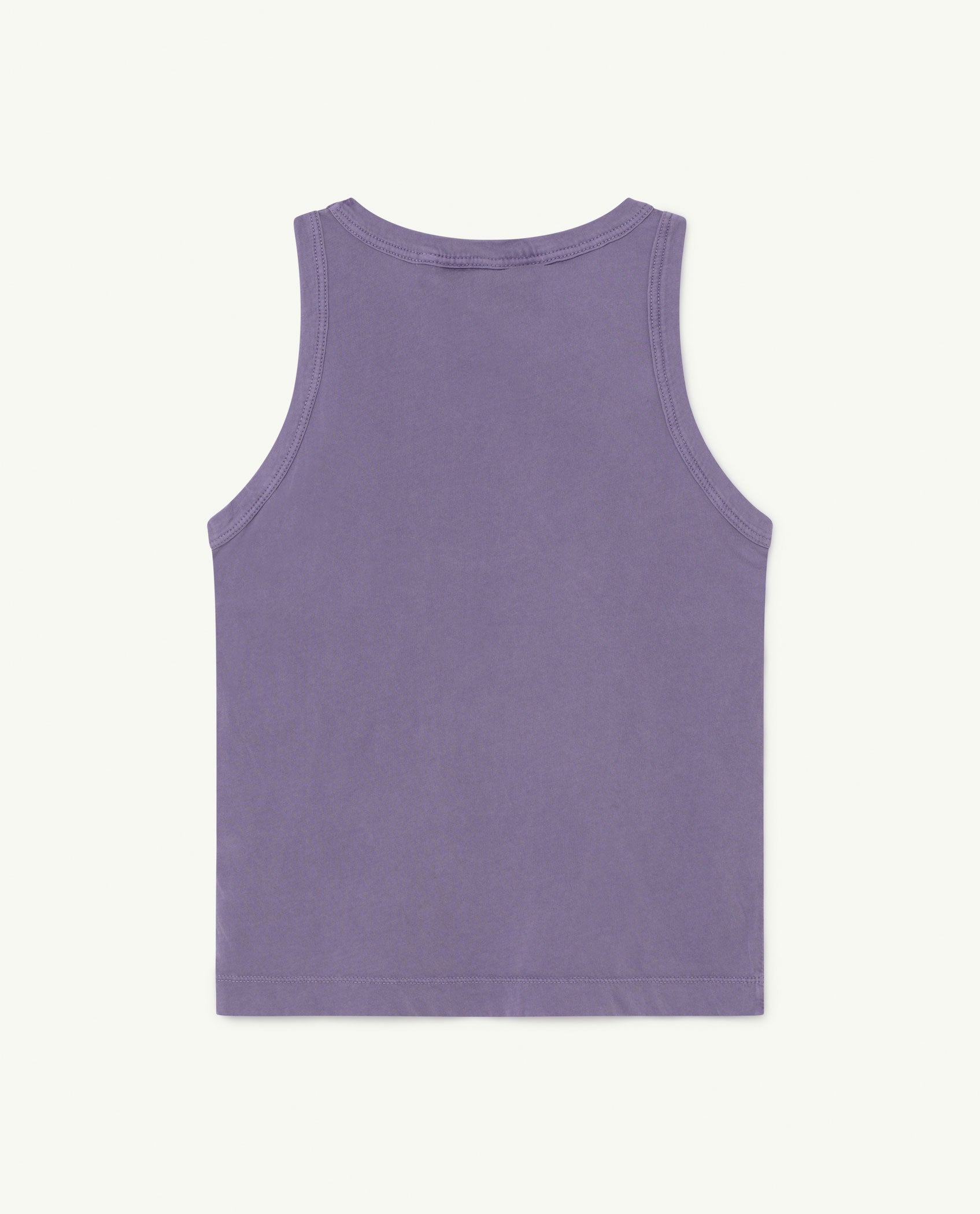 Boys Purple Flower Cotton Tank Top