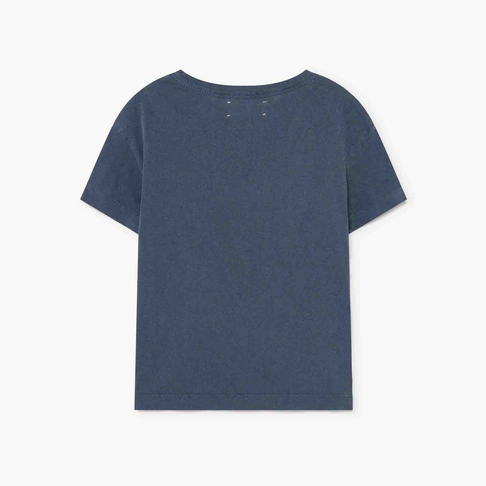 Boys & Girls Blue Cotton T-Shirt