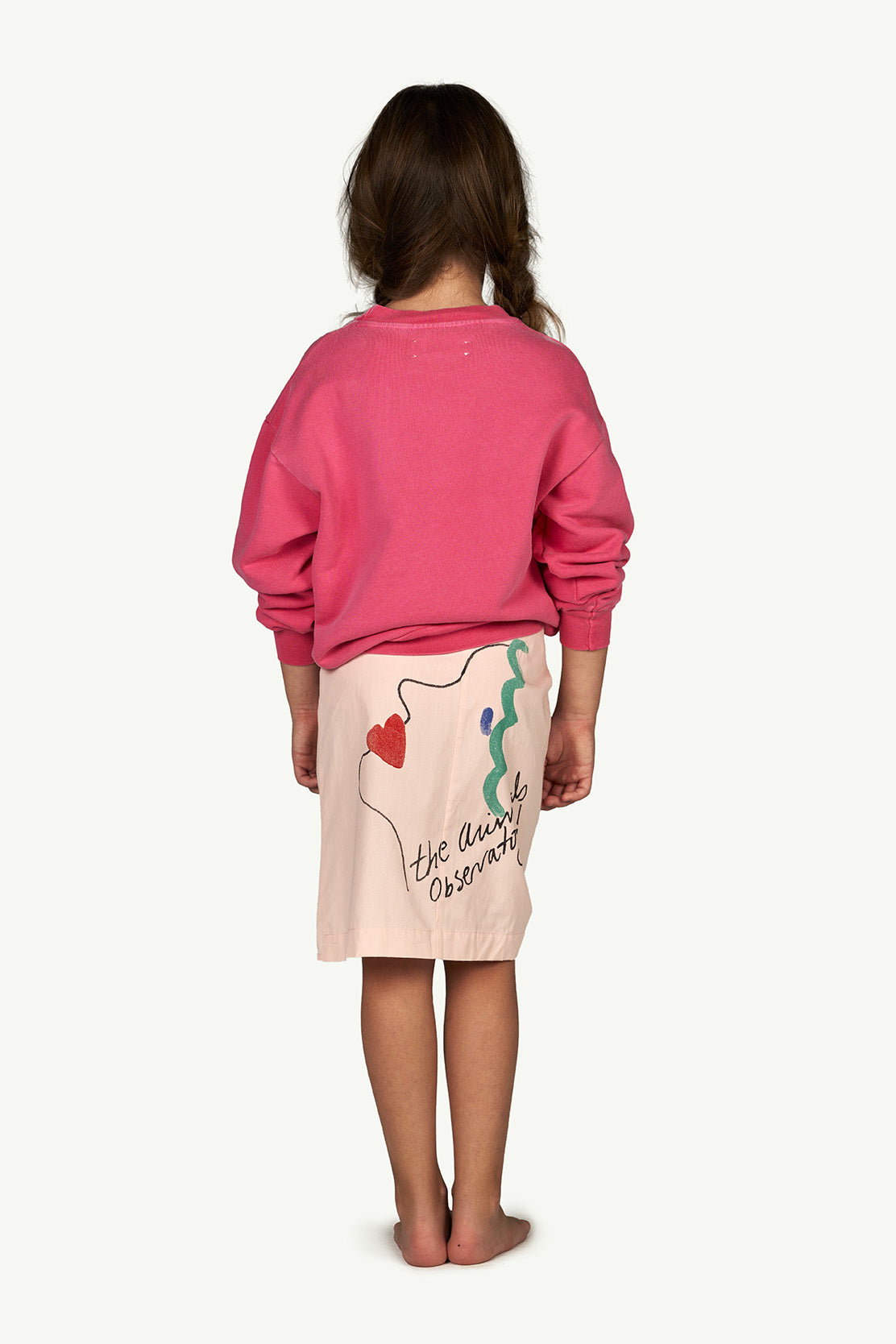 Boys & Girls Pink Cotton Sweatshirt