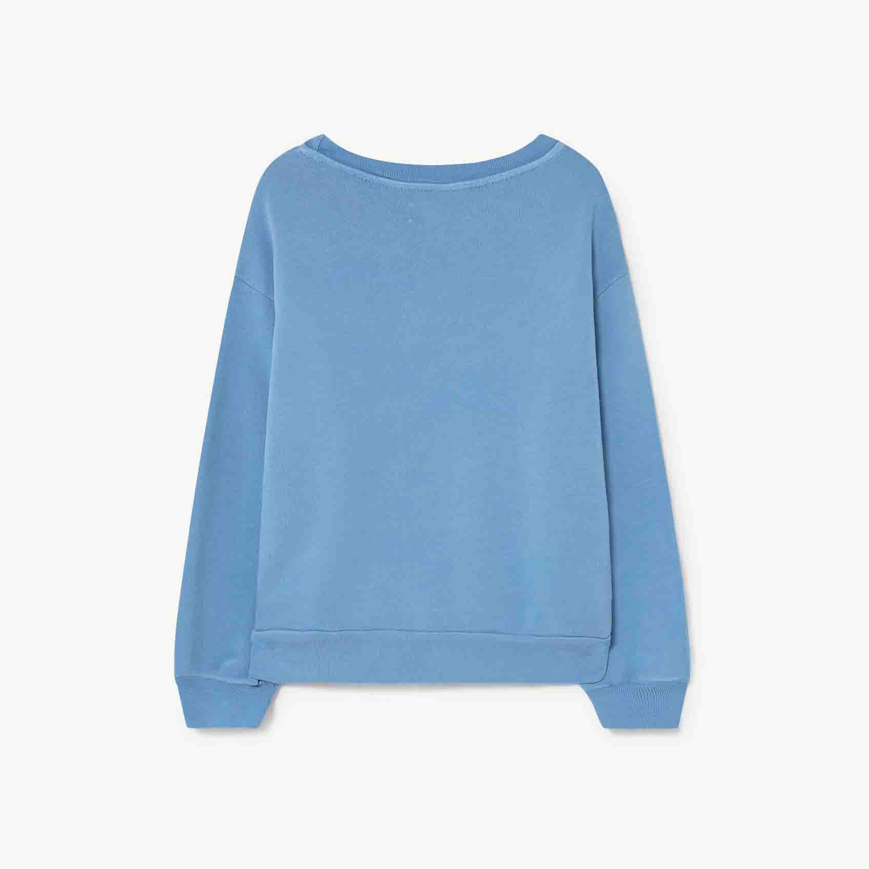 Boys & Girls Blue Logo Cotton Sweatshirt